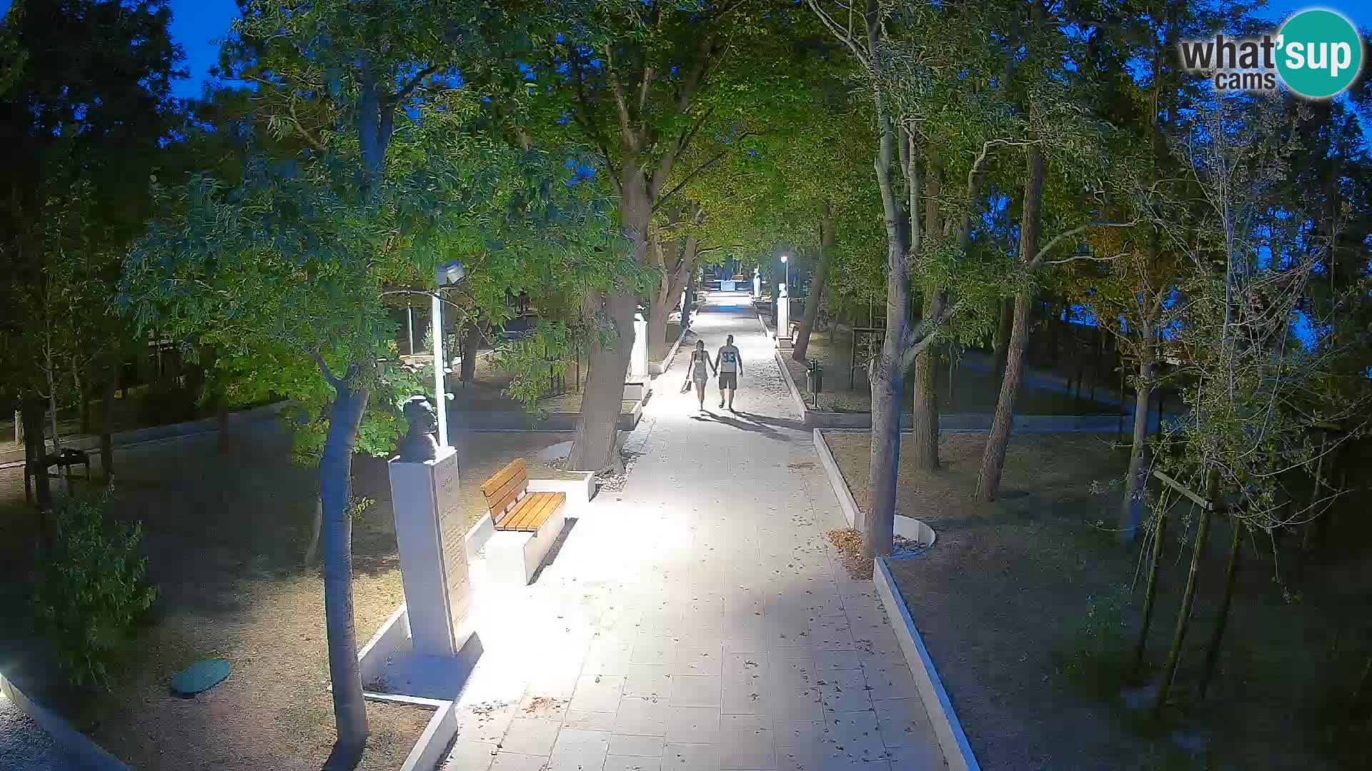 Writers’ Park Webcam Senj – Live by the Sea
