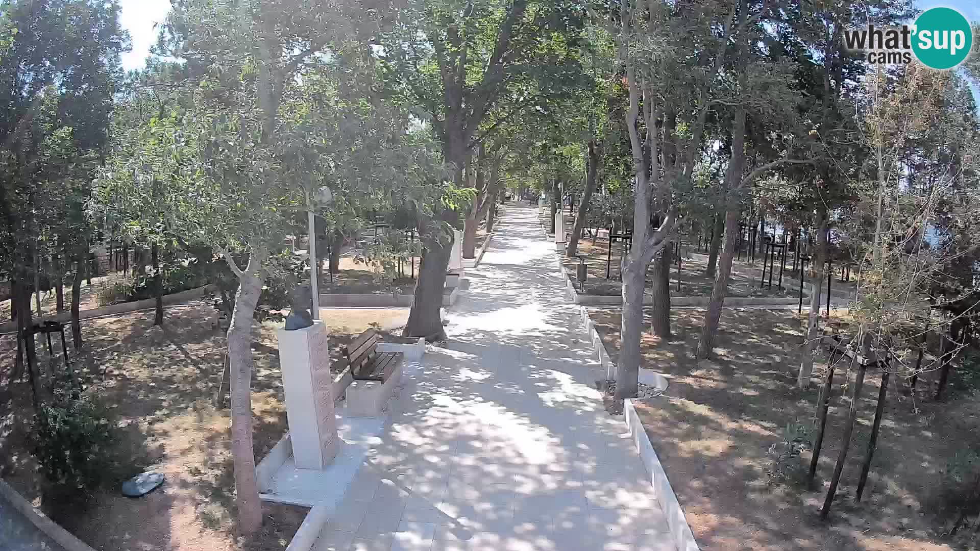 Writers’ Park Webcam Senj – Live by the Sea