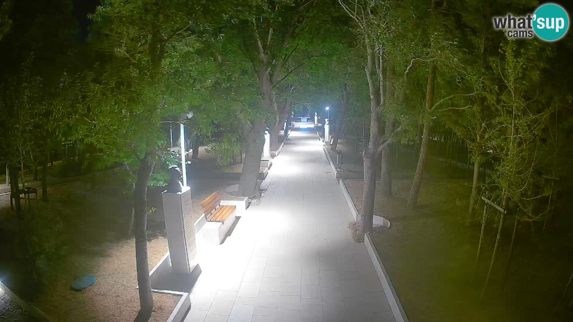 Writers’ Park Webcam Senj – Live by the Sea