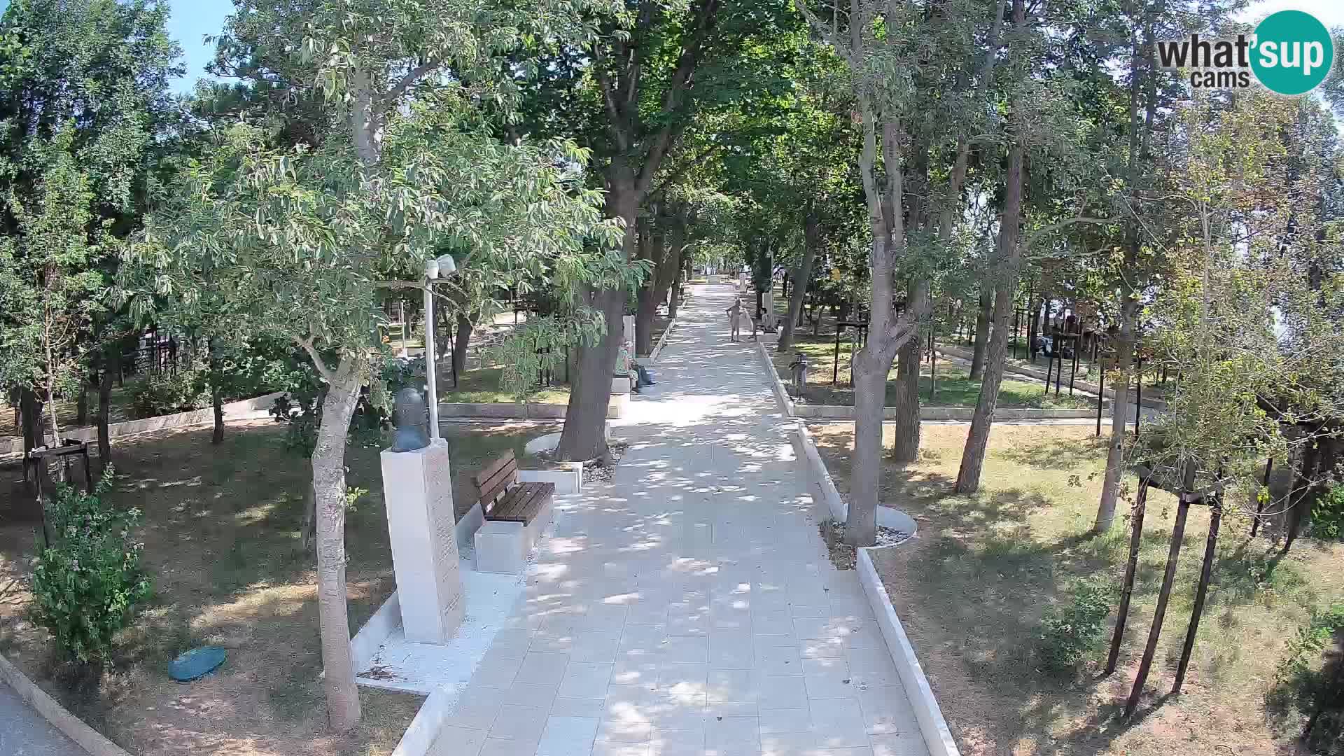 Writers’ Park Webcam Senj – Live by the Sea