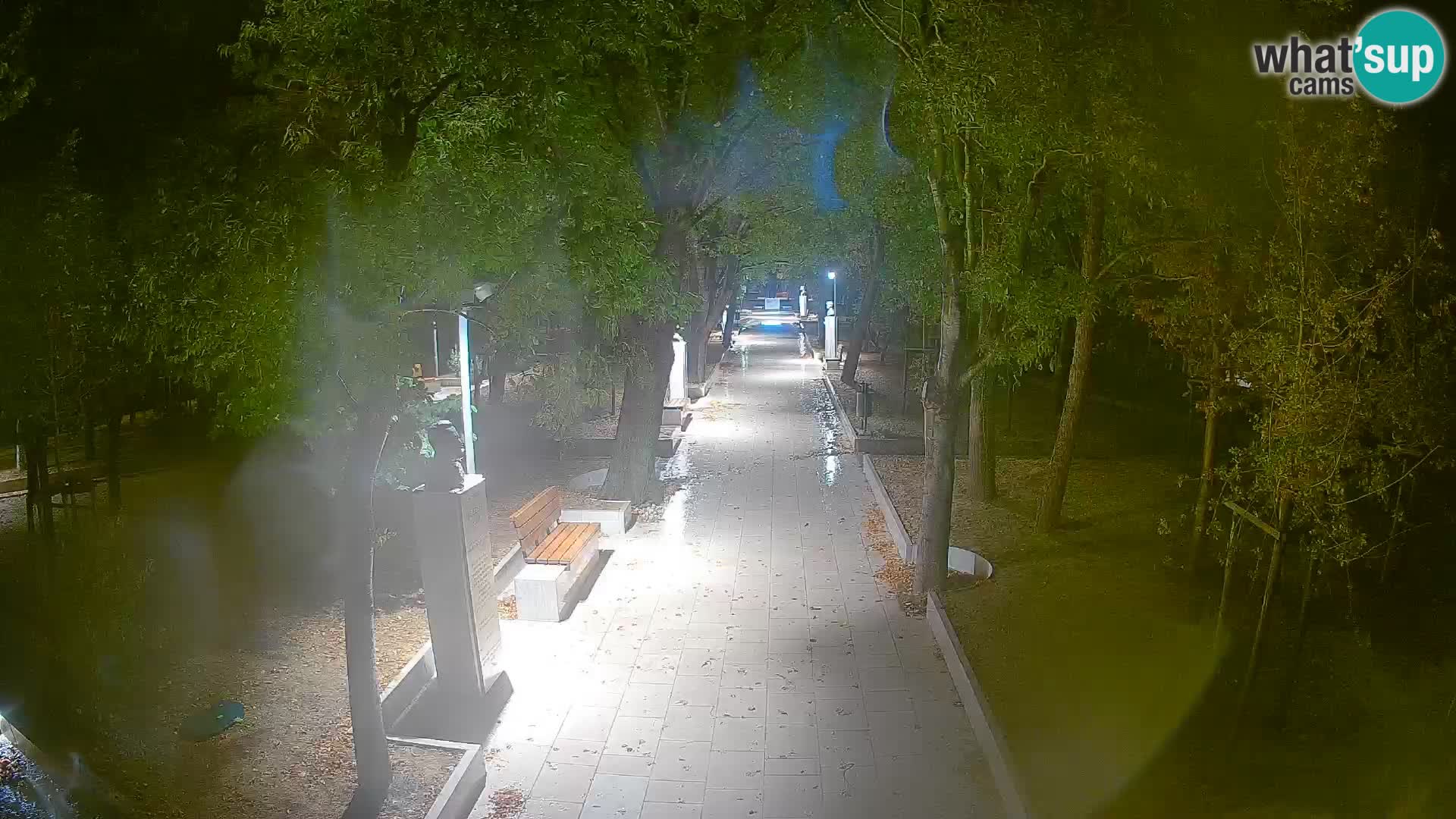 Webcam Schriftstellerpark Senj – Live am Meer