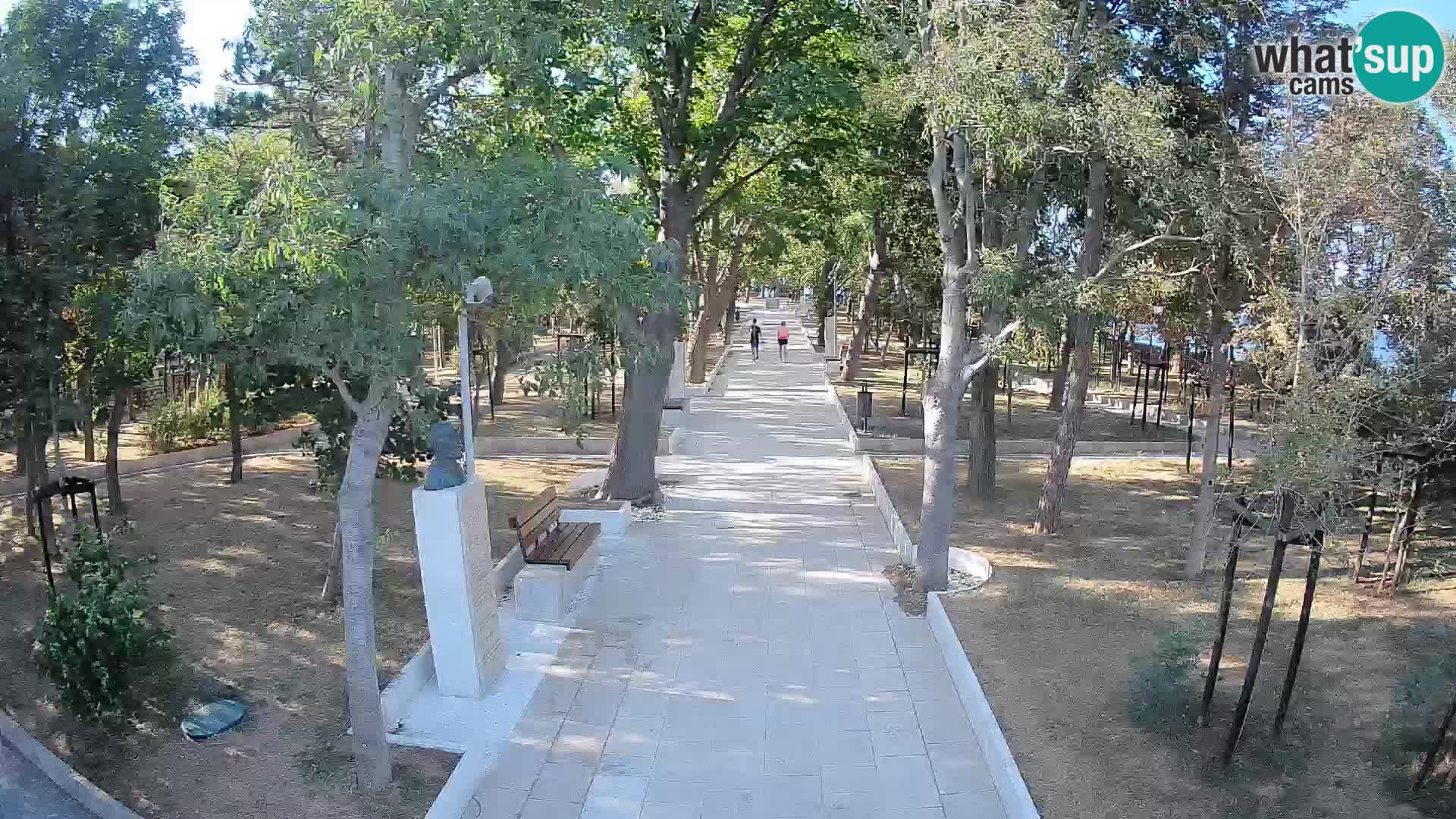 Writers’ Park Webcam Senj – Live by the Sea
