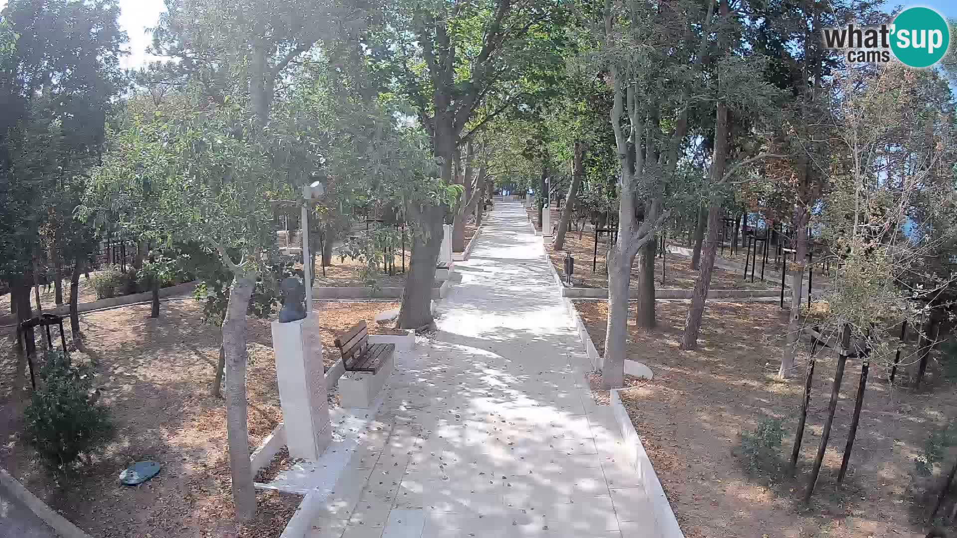 Writers’ Park Webcam Senj – Live by the Sea
