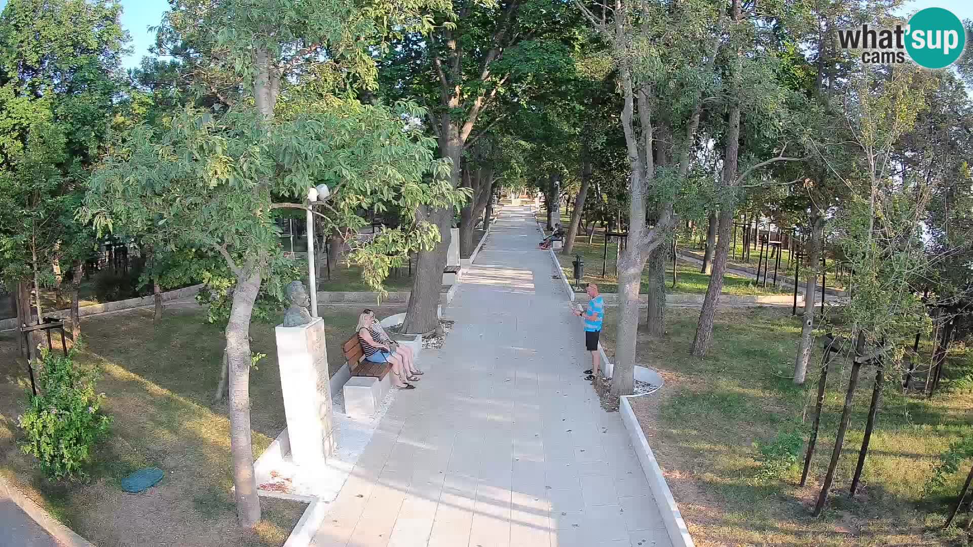Writers’ Park Webcam Senj – Live by the Sea