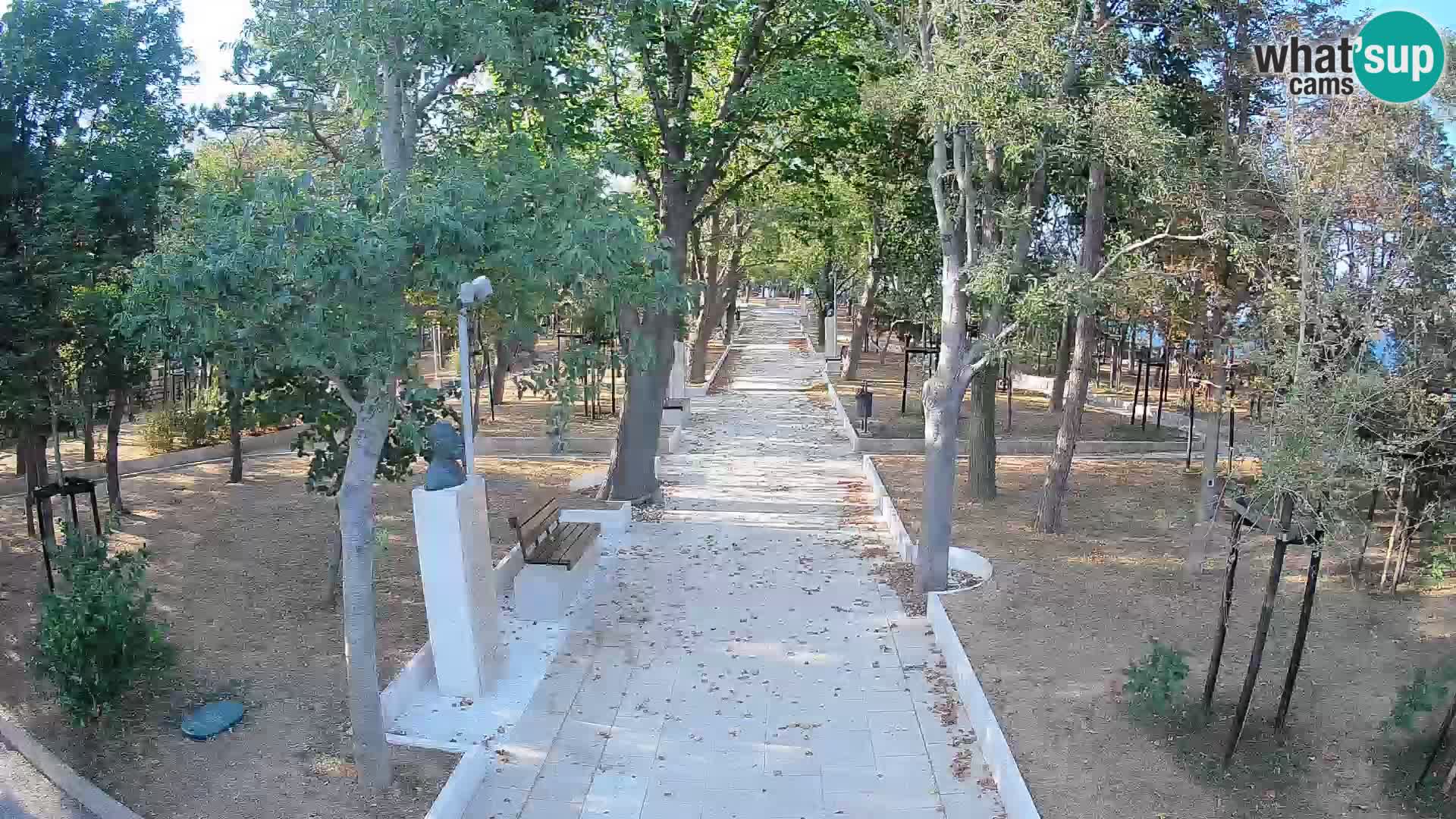 Webcam Schriftstellerpark Senj – Live am Meer
