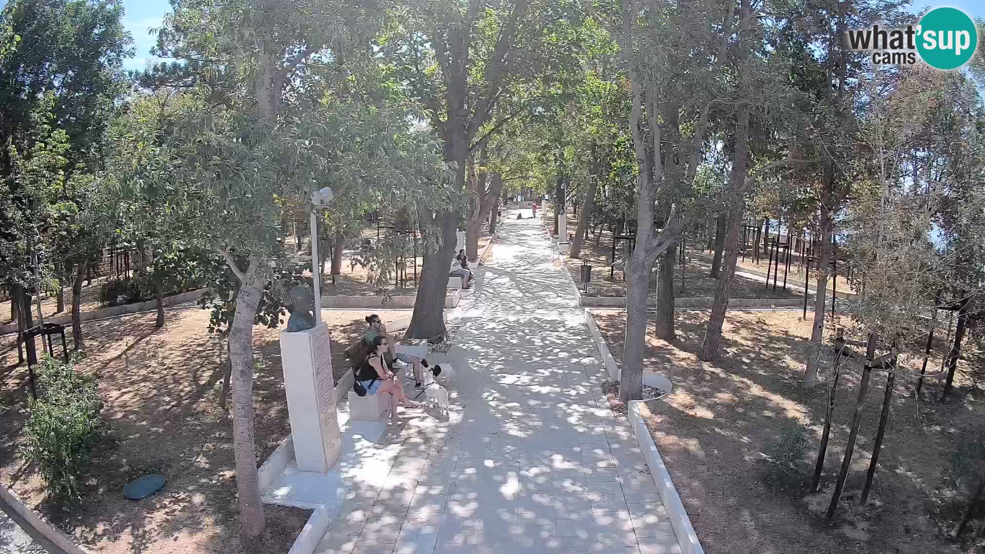 Webcam Schriftstellerpark Senj – Live am Meer