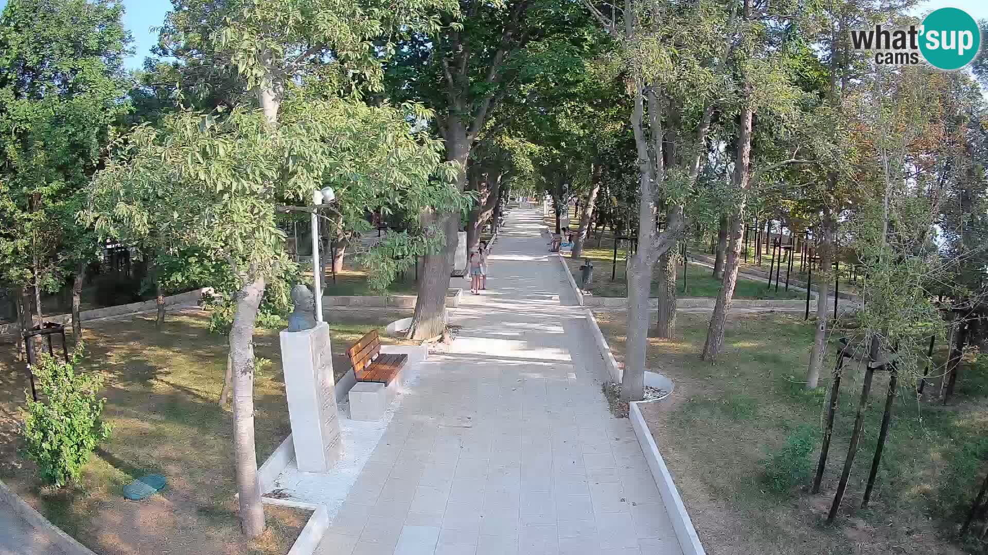 Webcam Schriftstellerpark Senj – Live am Meer