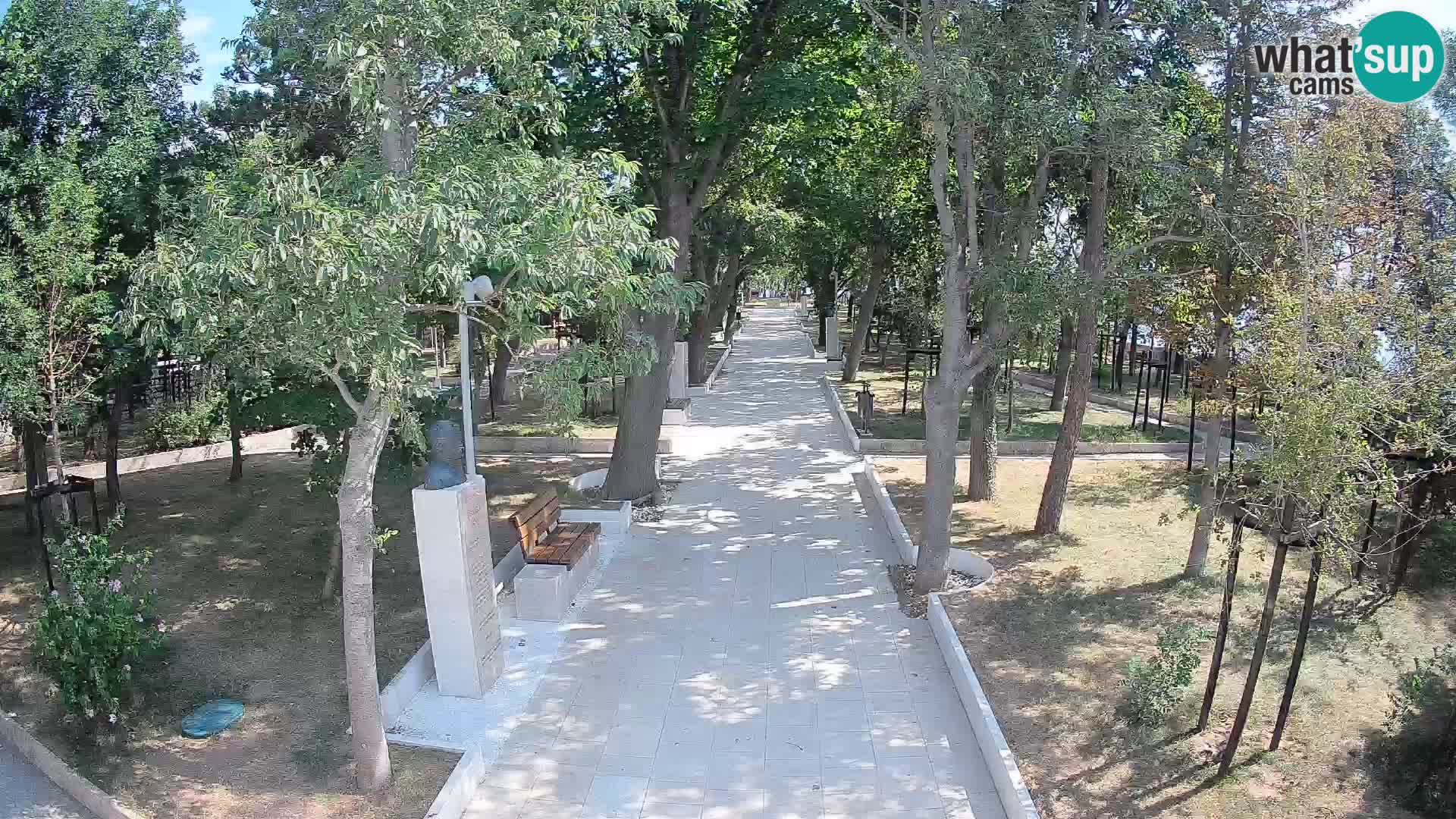Webcam Schriftstellerpark Senj – Live am Meer