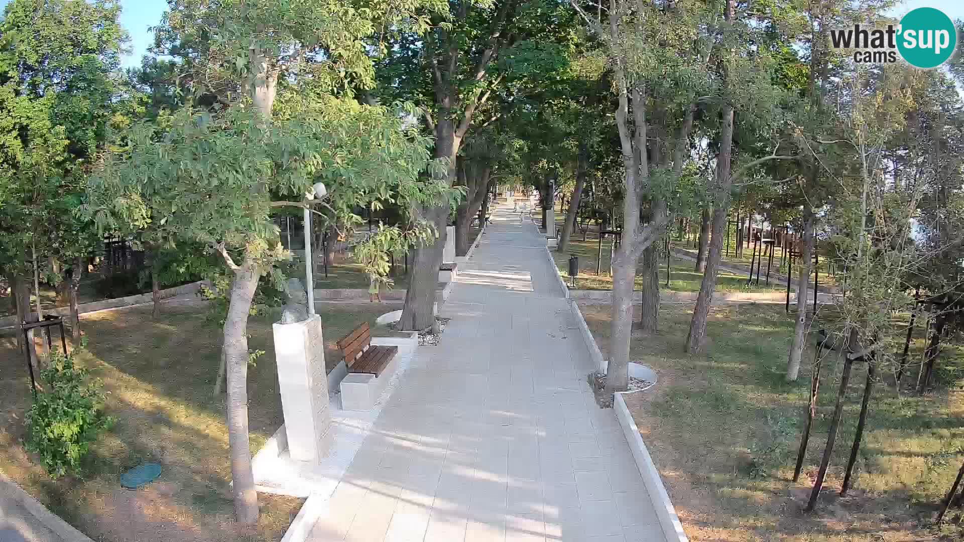 Webcam Schriftstellerpark Senj – Live am Meer