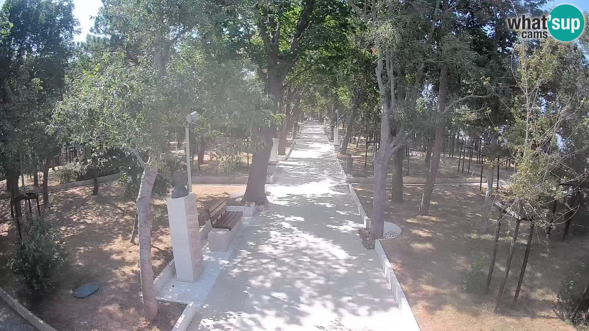 Writers’ Park Webcam Senj – Live by the Sea