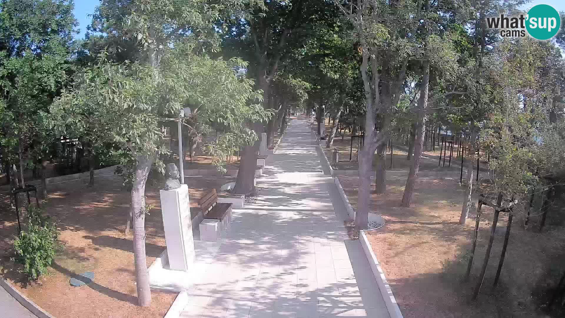 Writers’ Park Webcam Senj – Live by the Sea