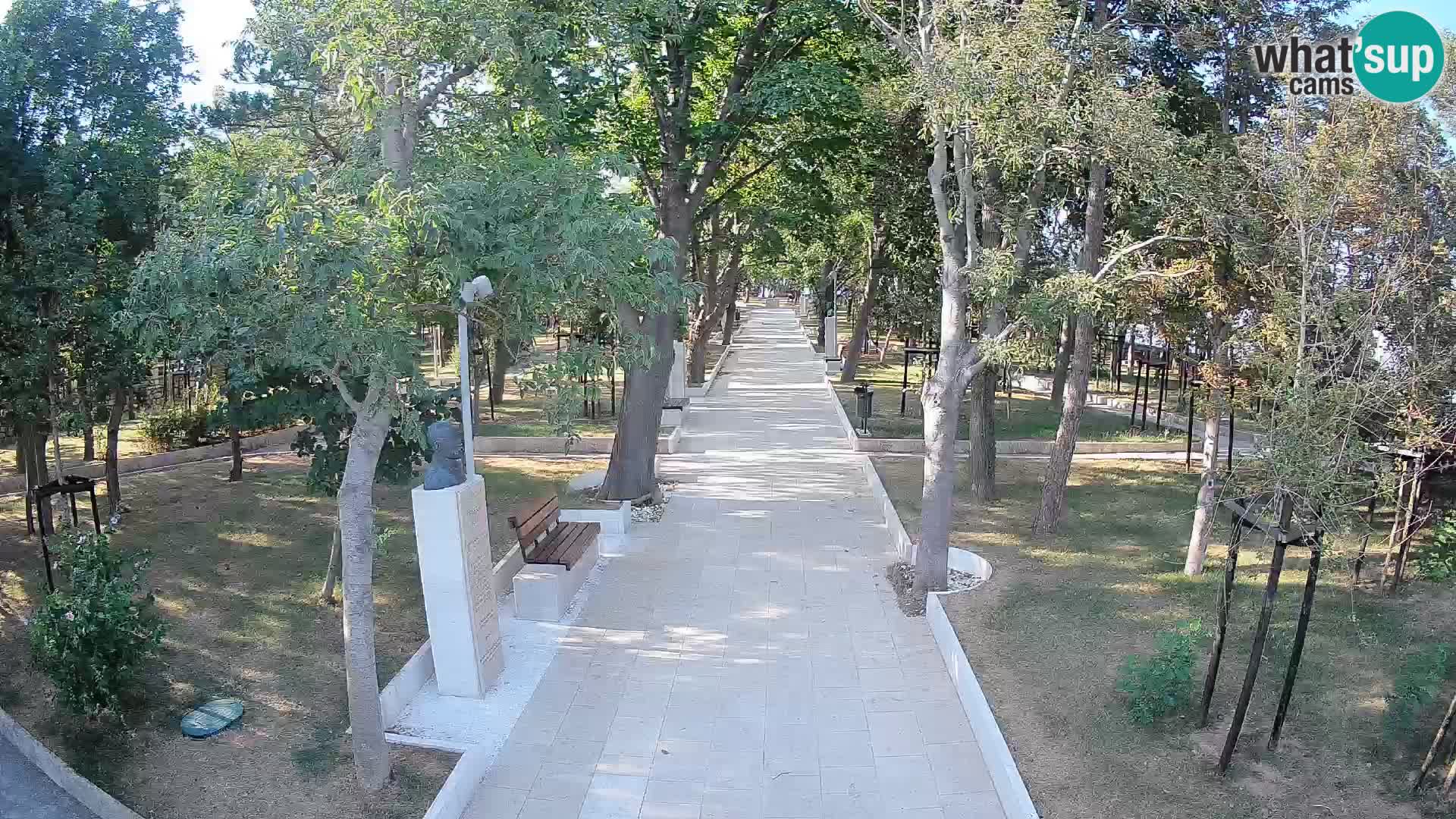 Webcam Schriftstellerpark Senj – Live am Meer