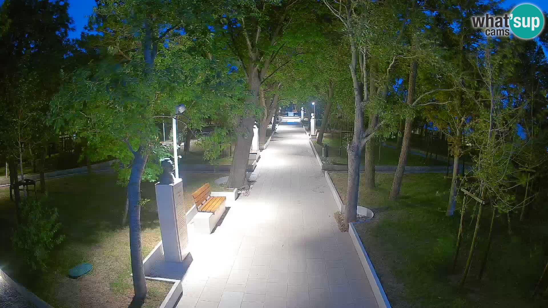 Writers’ Park Webcam Senj – Live by the Sea