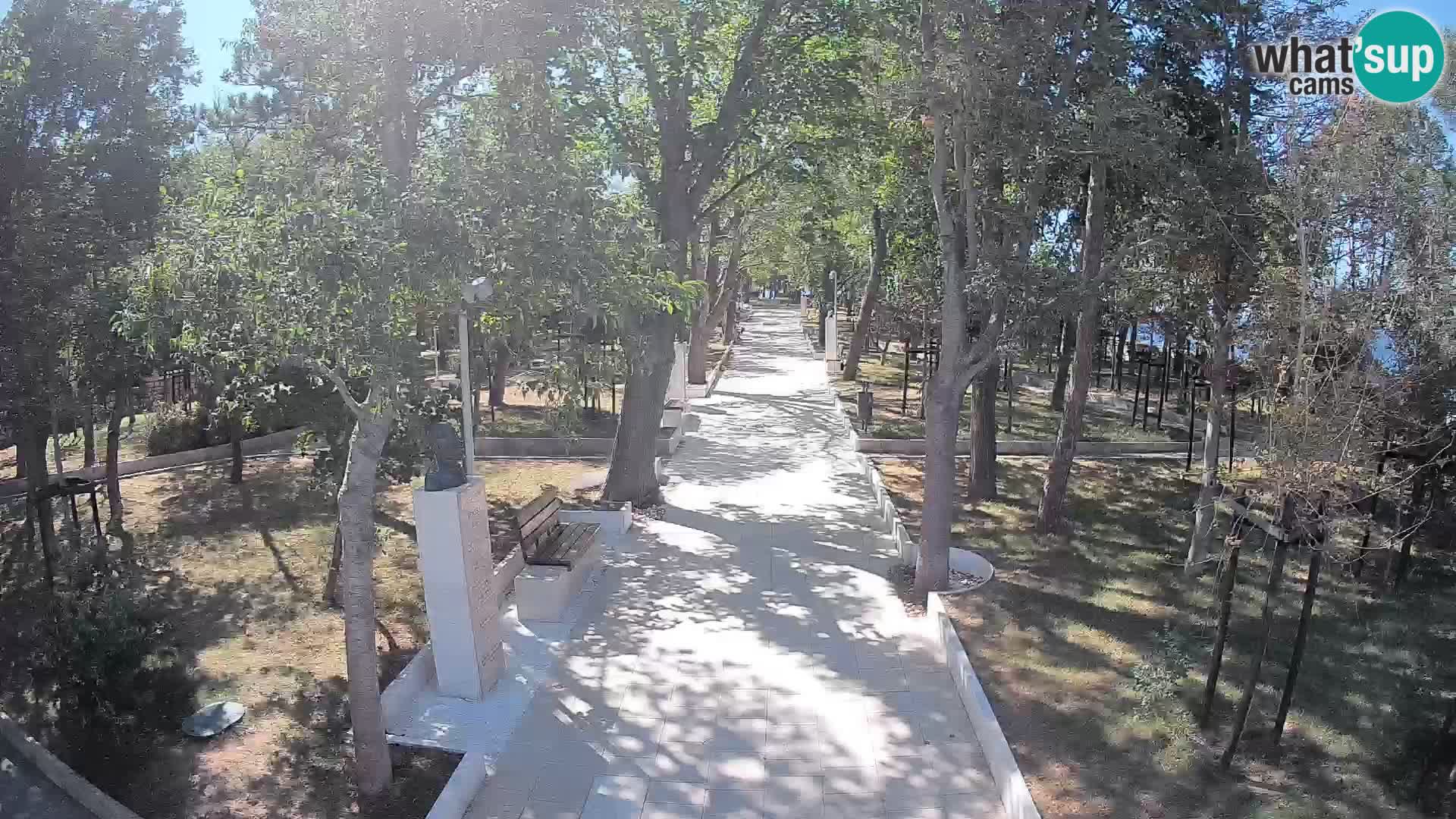 Writers’ Park Webcam Senj – Live by the Sea