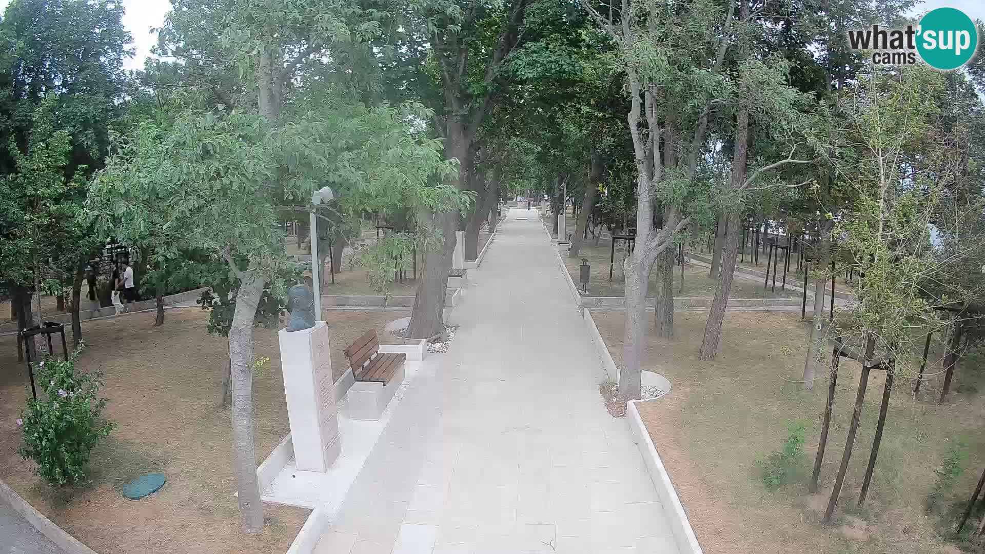 Writers’ Park Webcam Senj – Live by the Sea