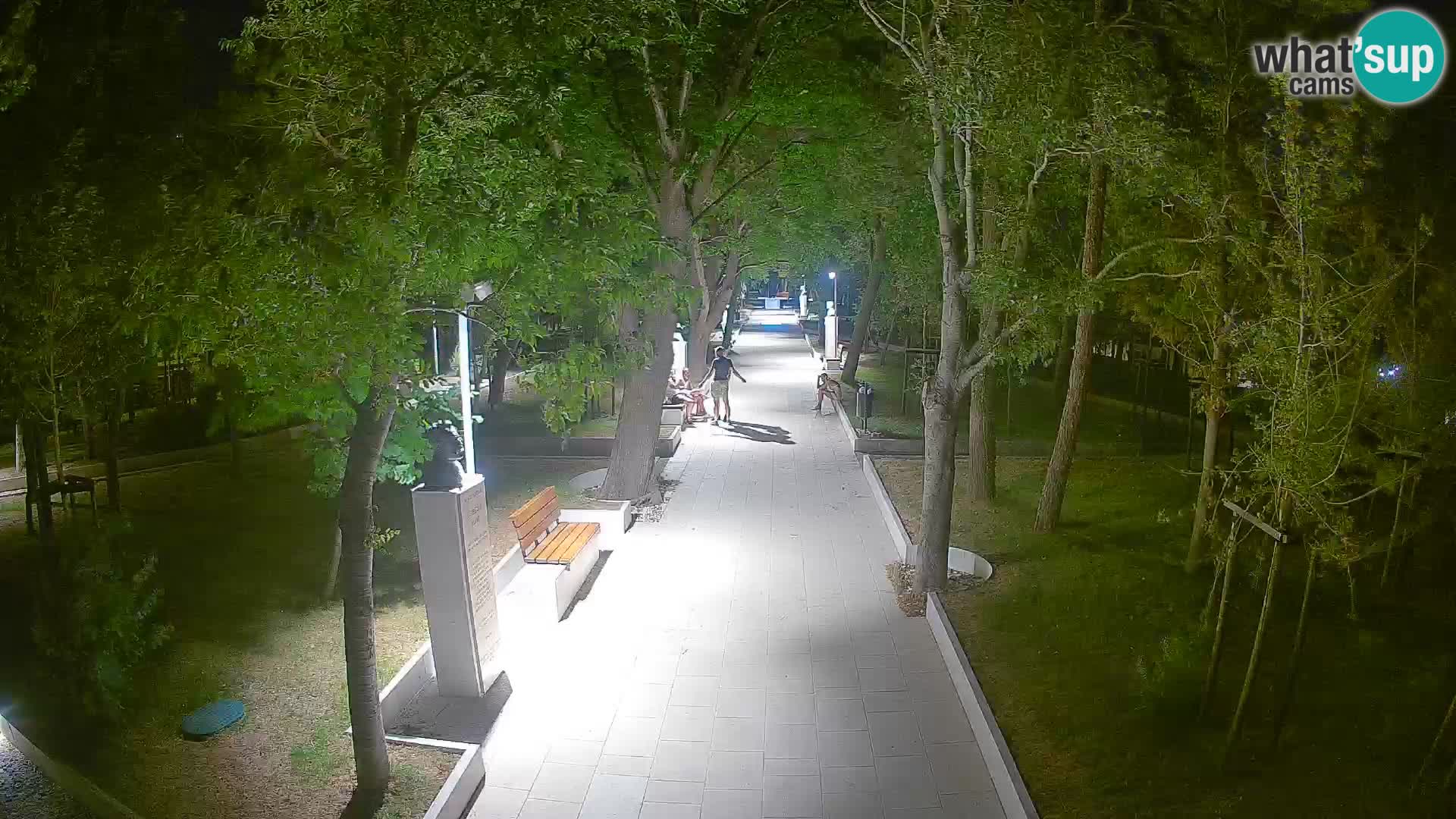 Writers’ Park Webcam Senj – Live by the Sea