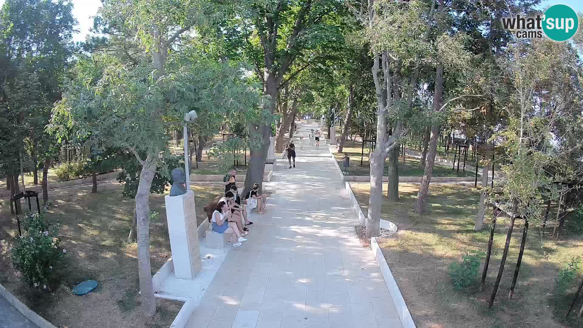 Writers’ Park Webcam Senj – Live by the Sea