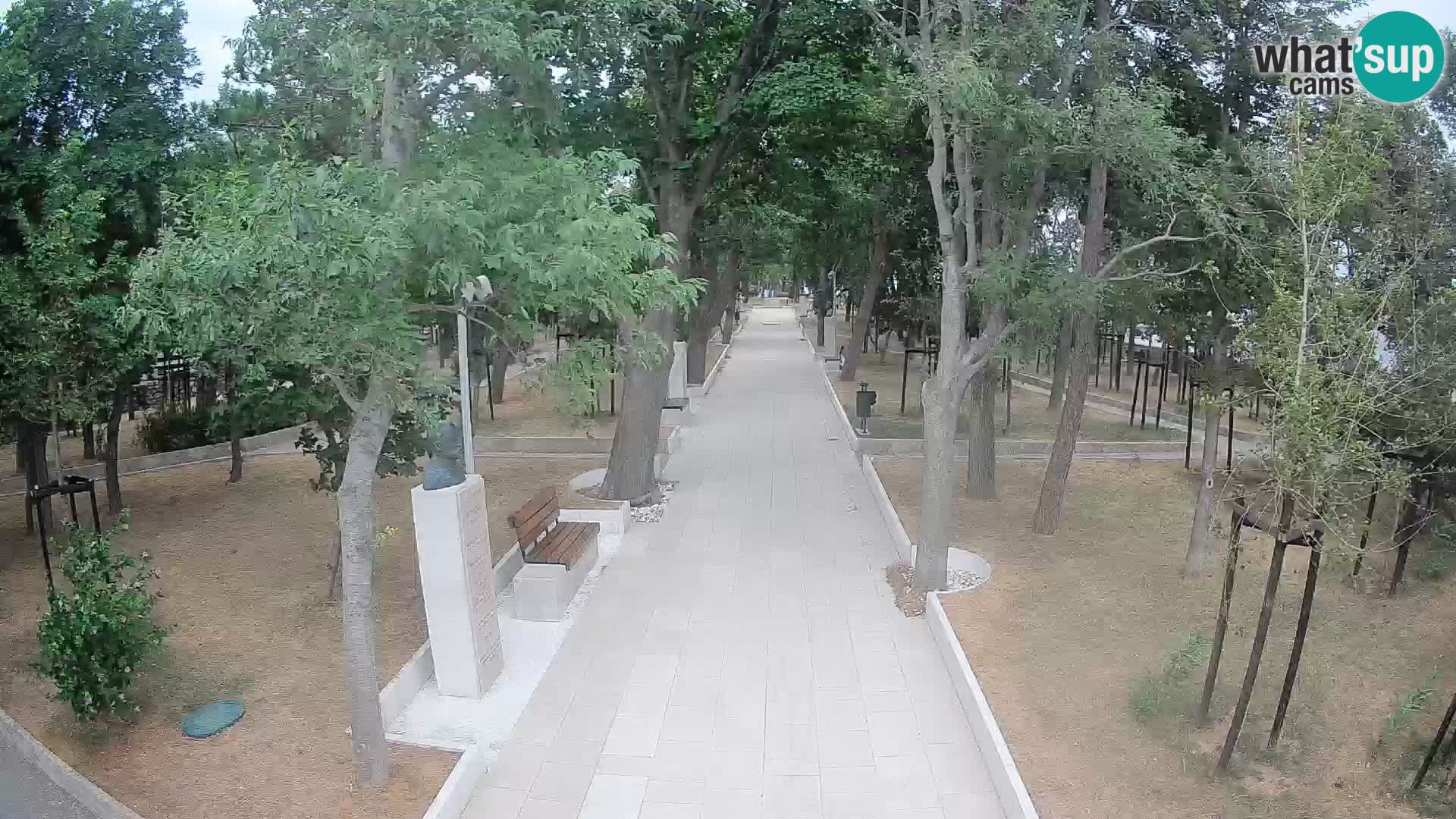 Writers’ Park Webcam Senj – Live by the Sea