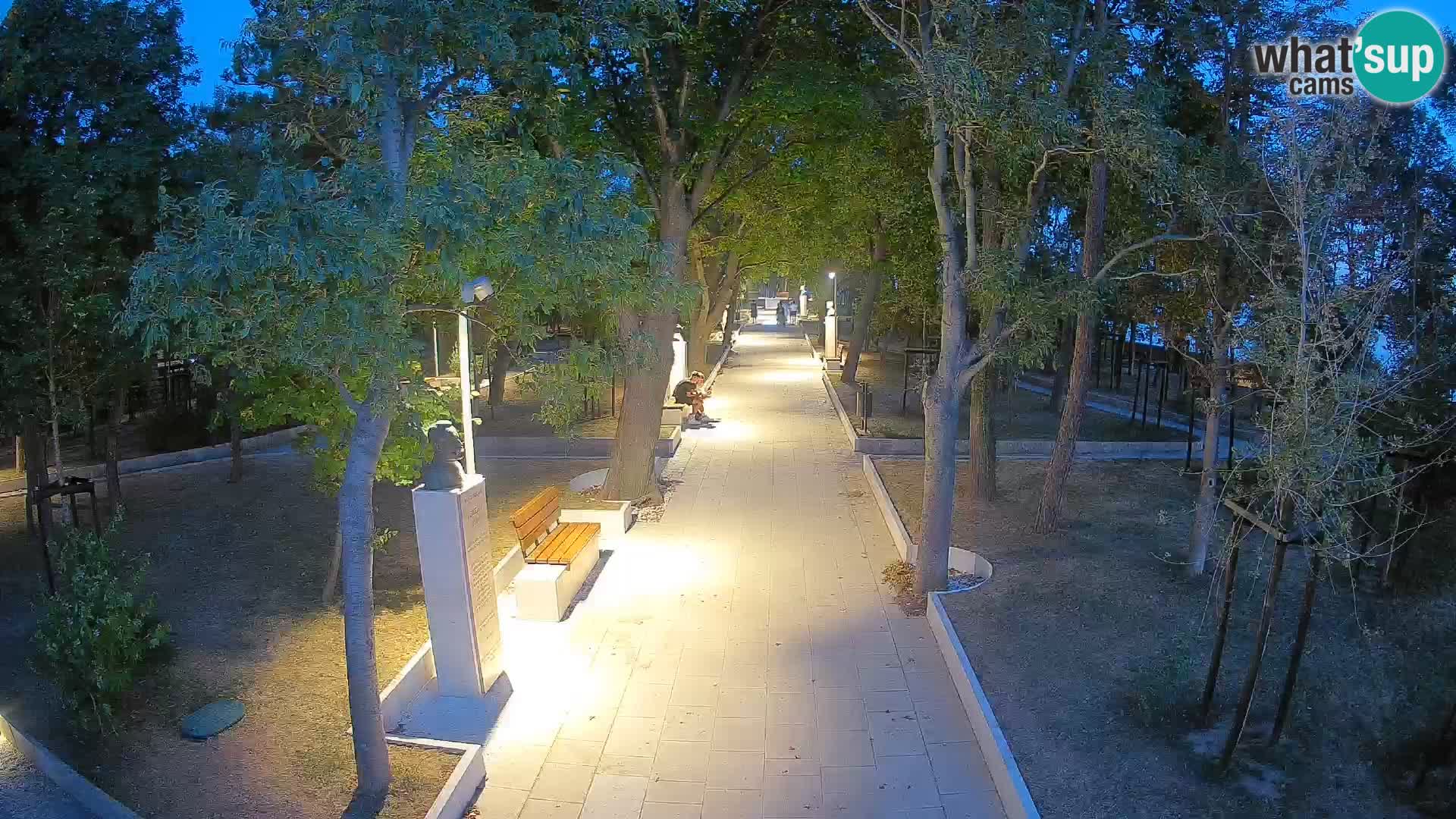 Writers’ Park Webcam Senj – Live by the Sea