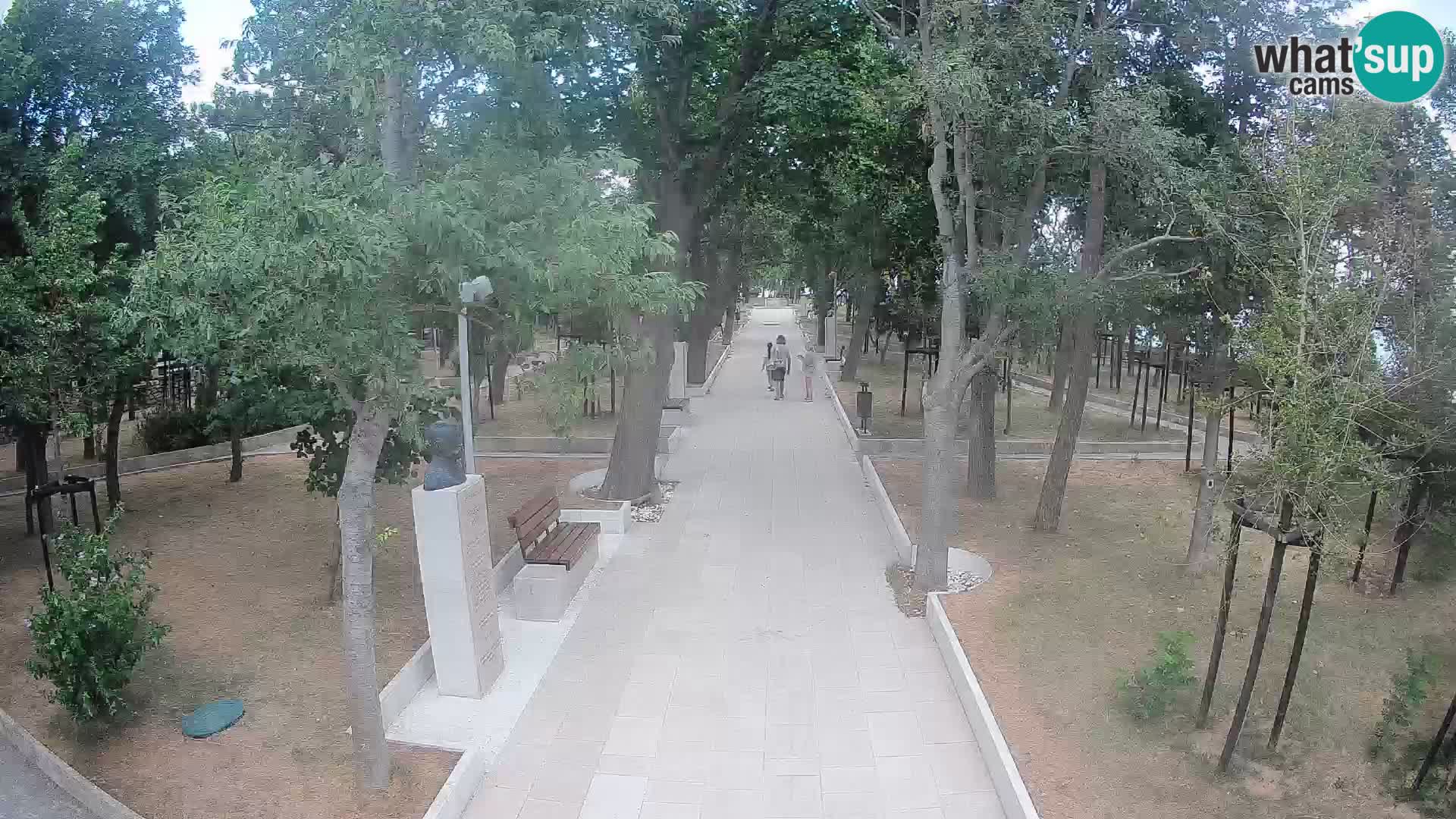 Writers’ Park Webcam Senj – Live by the Sea