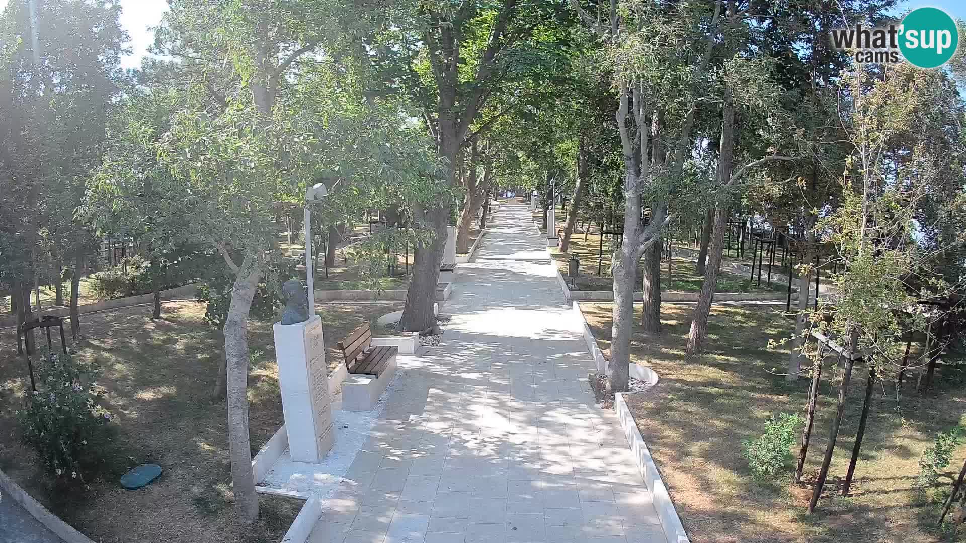 Writers’ Park Webcam Senj – Live by the Sea