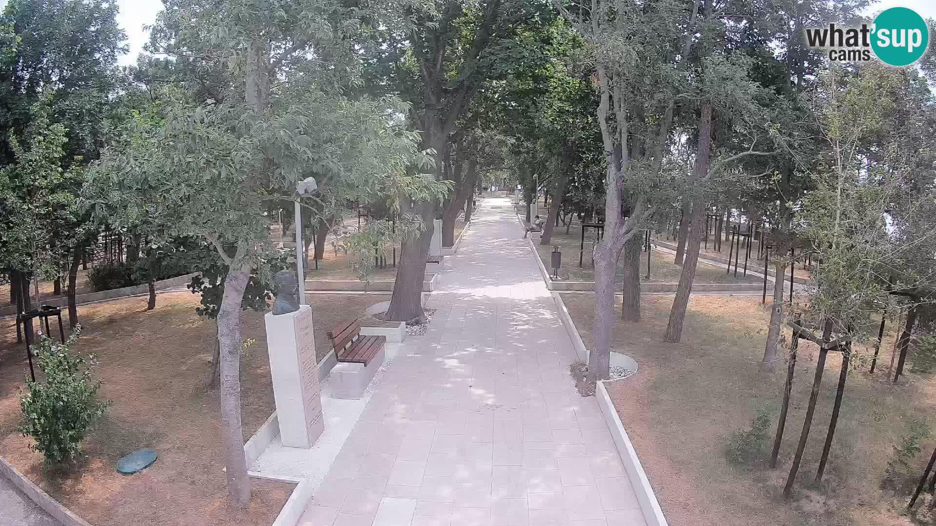 Webcam Schriftstellerpark Senj – Live am Meer