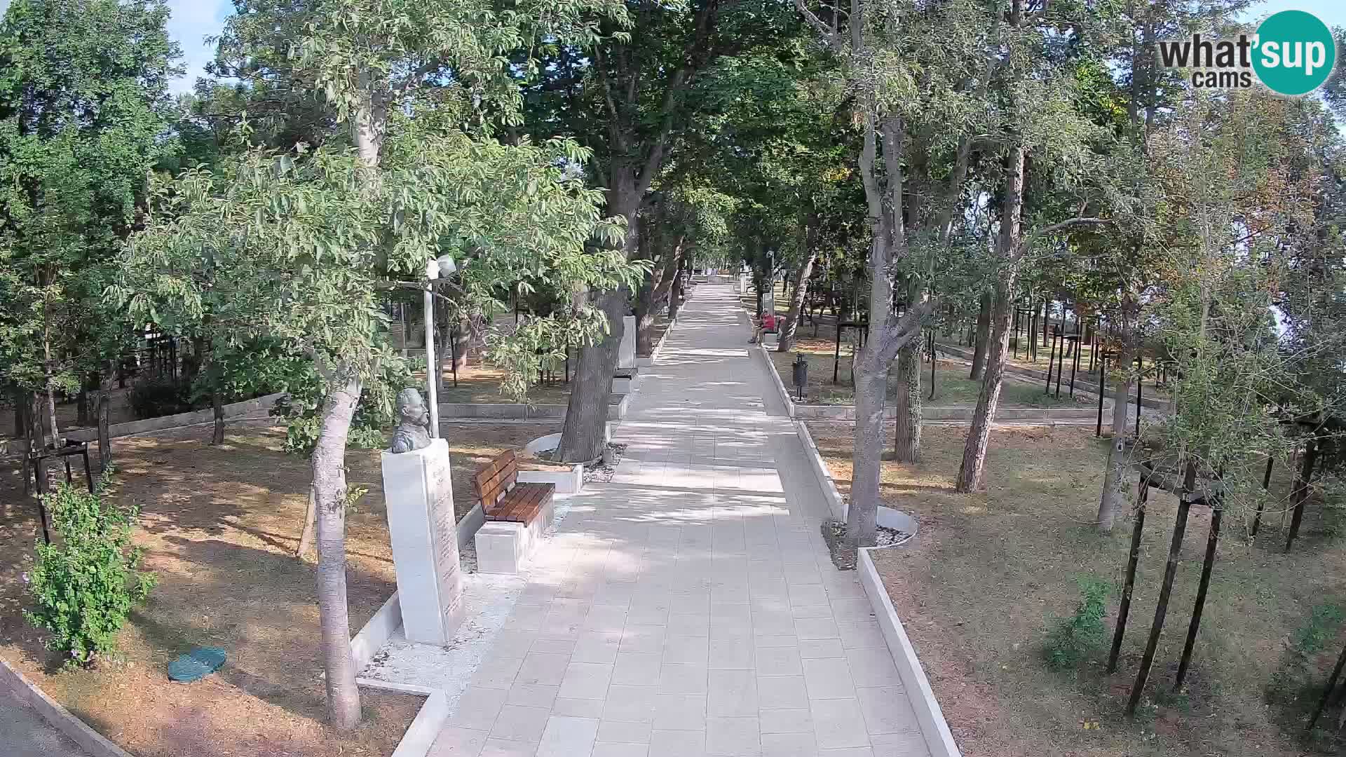 Webcam Schriftstellerpark Senj – Live am Meer