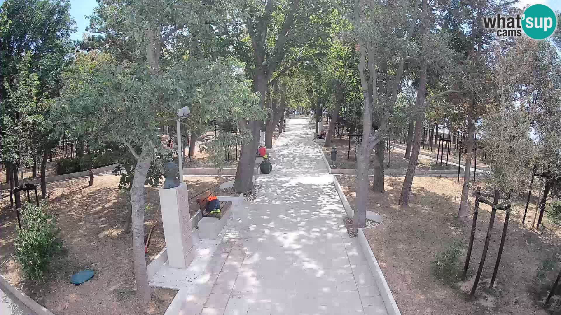 Writers’ Park Webcam Senj – Live by the Sea