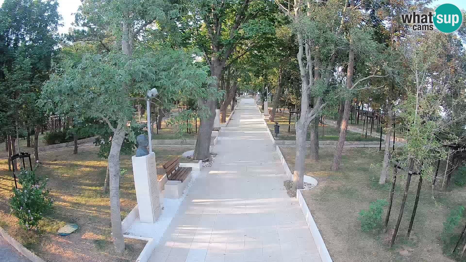 Writers’ Park Webcam Senj – Live by the Sea