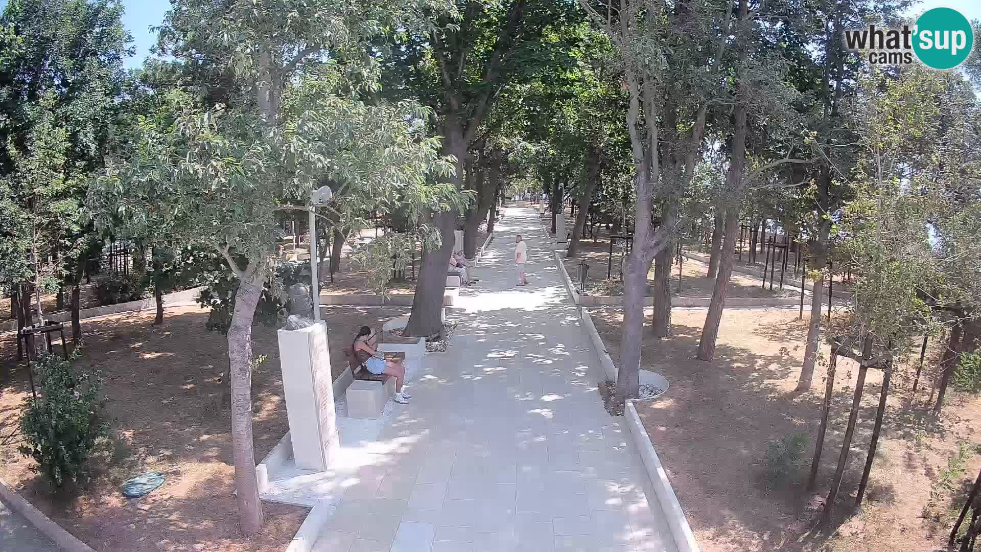 Webcam Schriftstellerpark Senj – Live am Meer