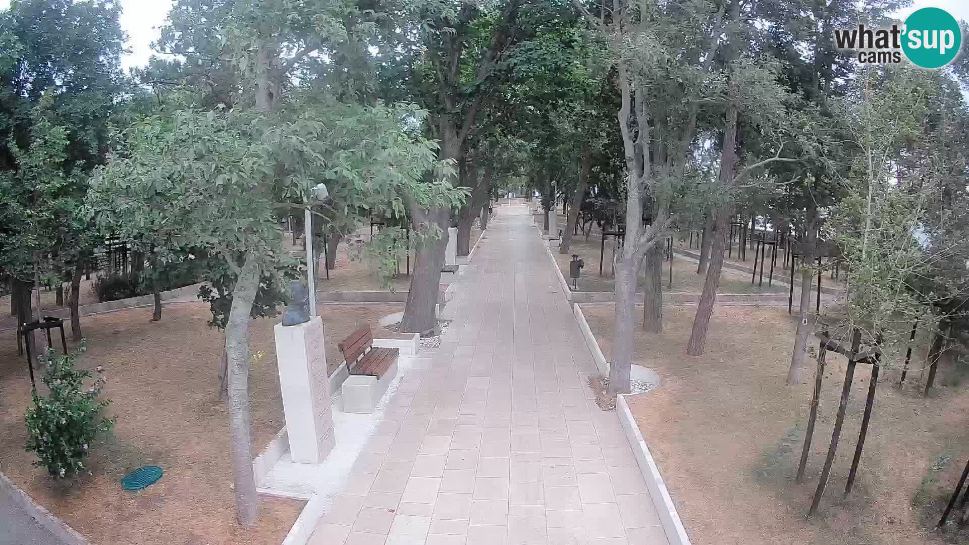 Writers’ Park Webcam Senj – Live by the Sea