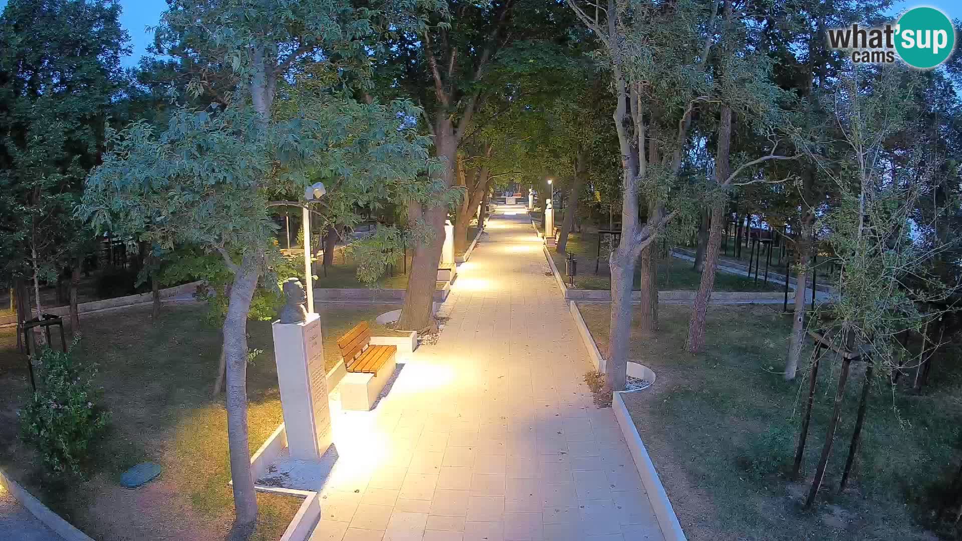 Writers’ Park Webcam Senj – Live by the Sea