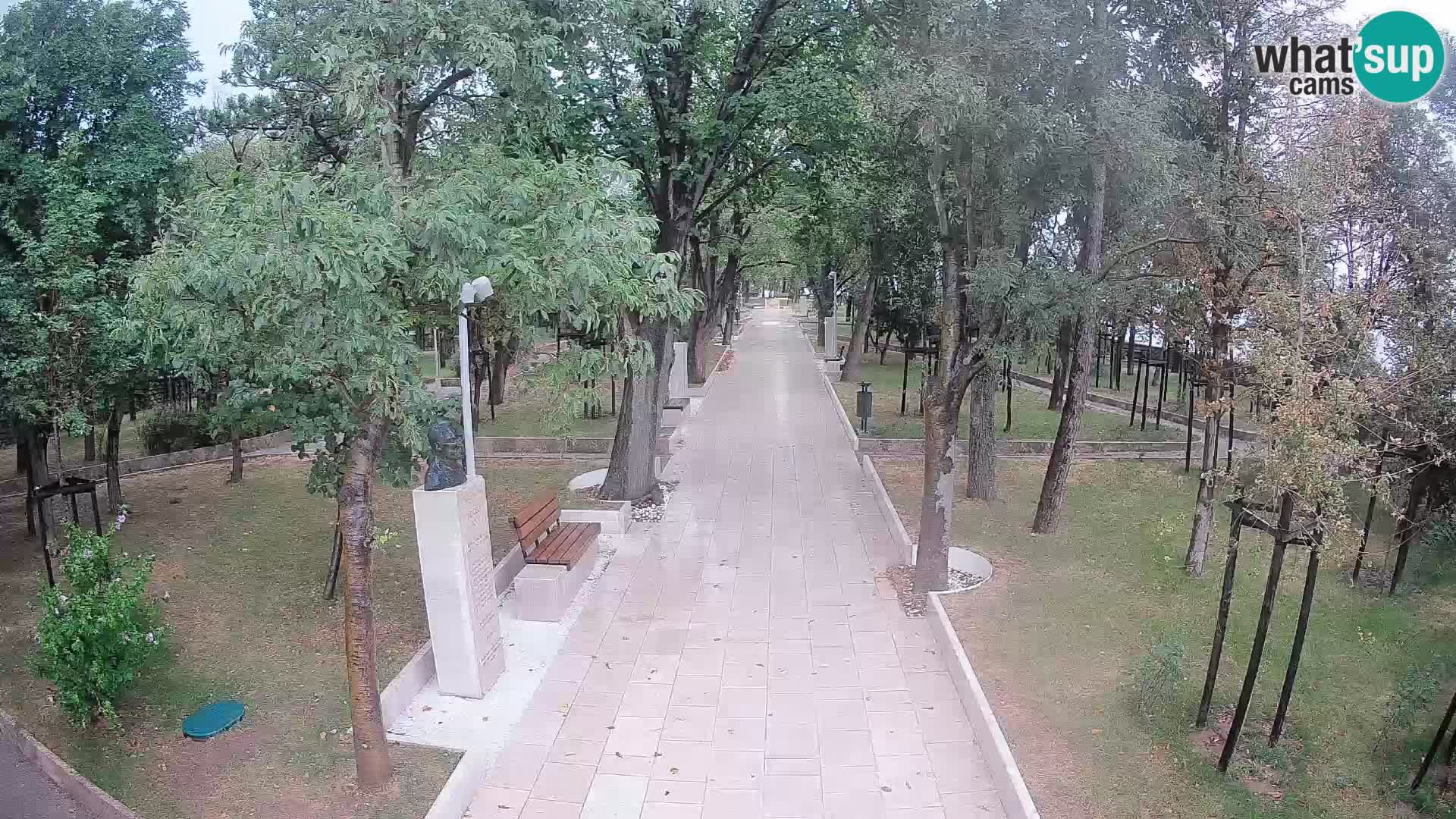 Webcam Schriftstellerpark Senj – Live am Meer