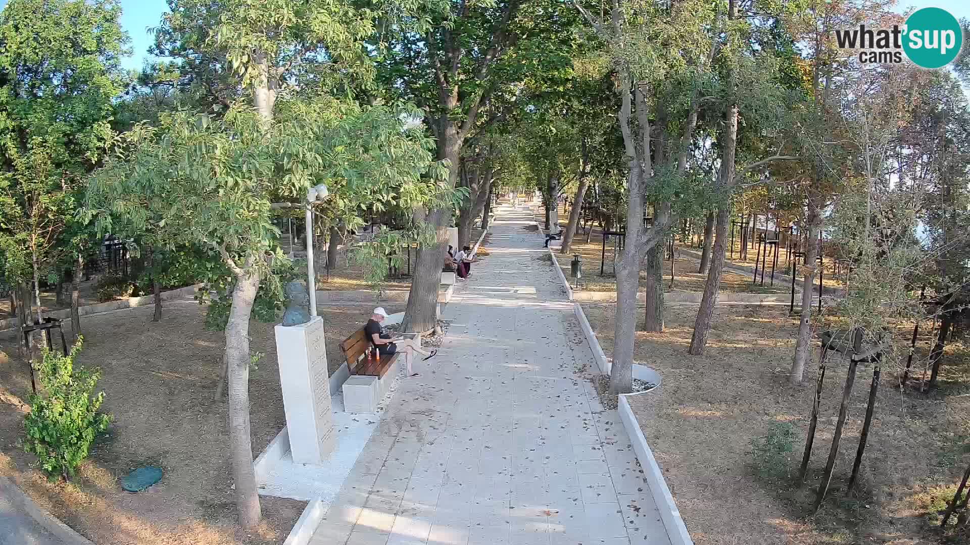 Writers’ Park Webcam Senj – Live by the Sea