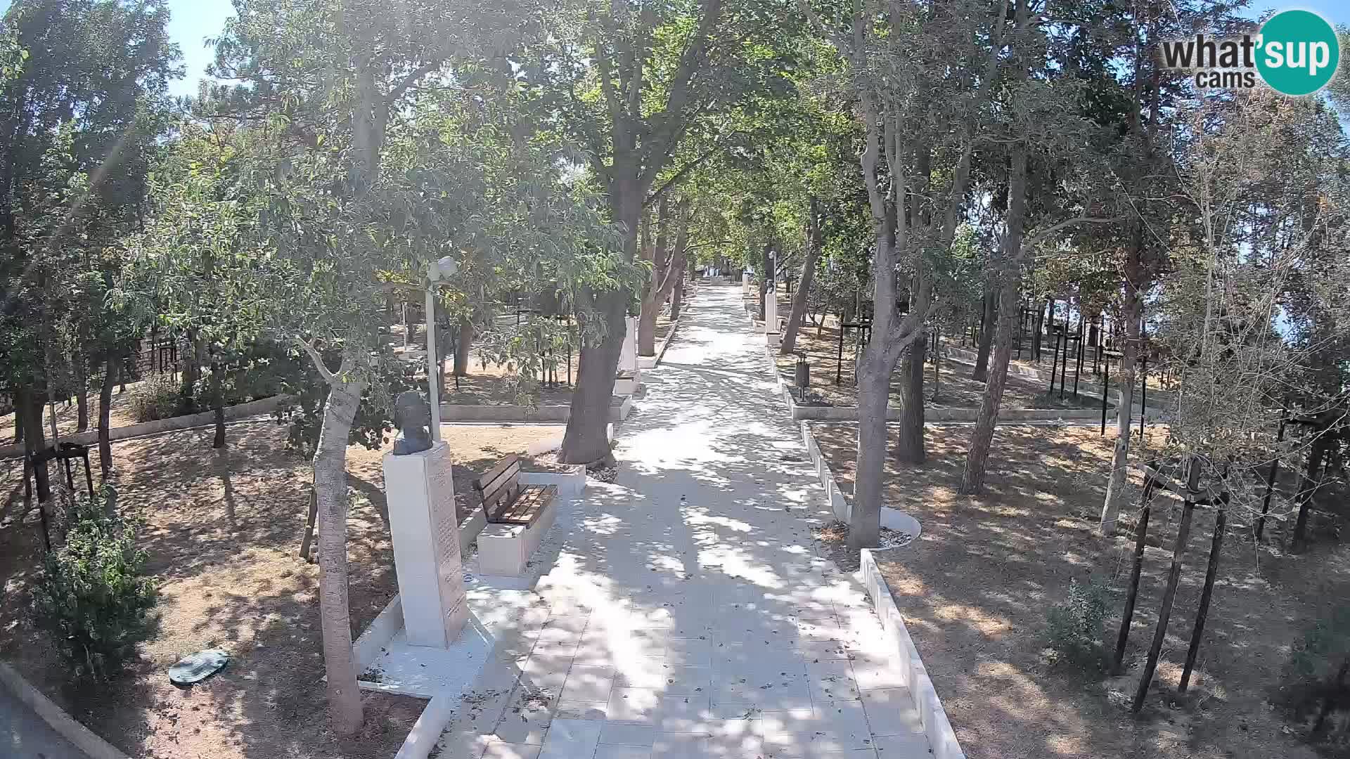 Writers’ Park Webcam Senj – Live by the Sea