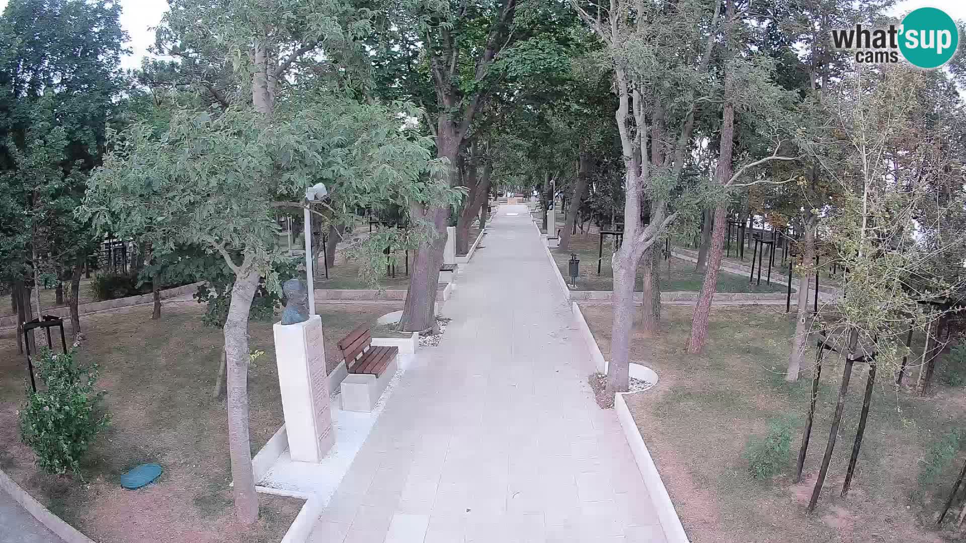 Writers’ Park Webcam Senj – Live by the Sea