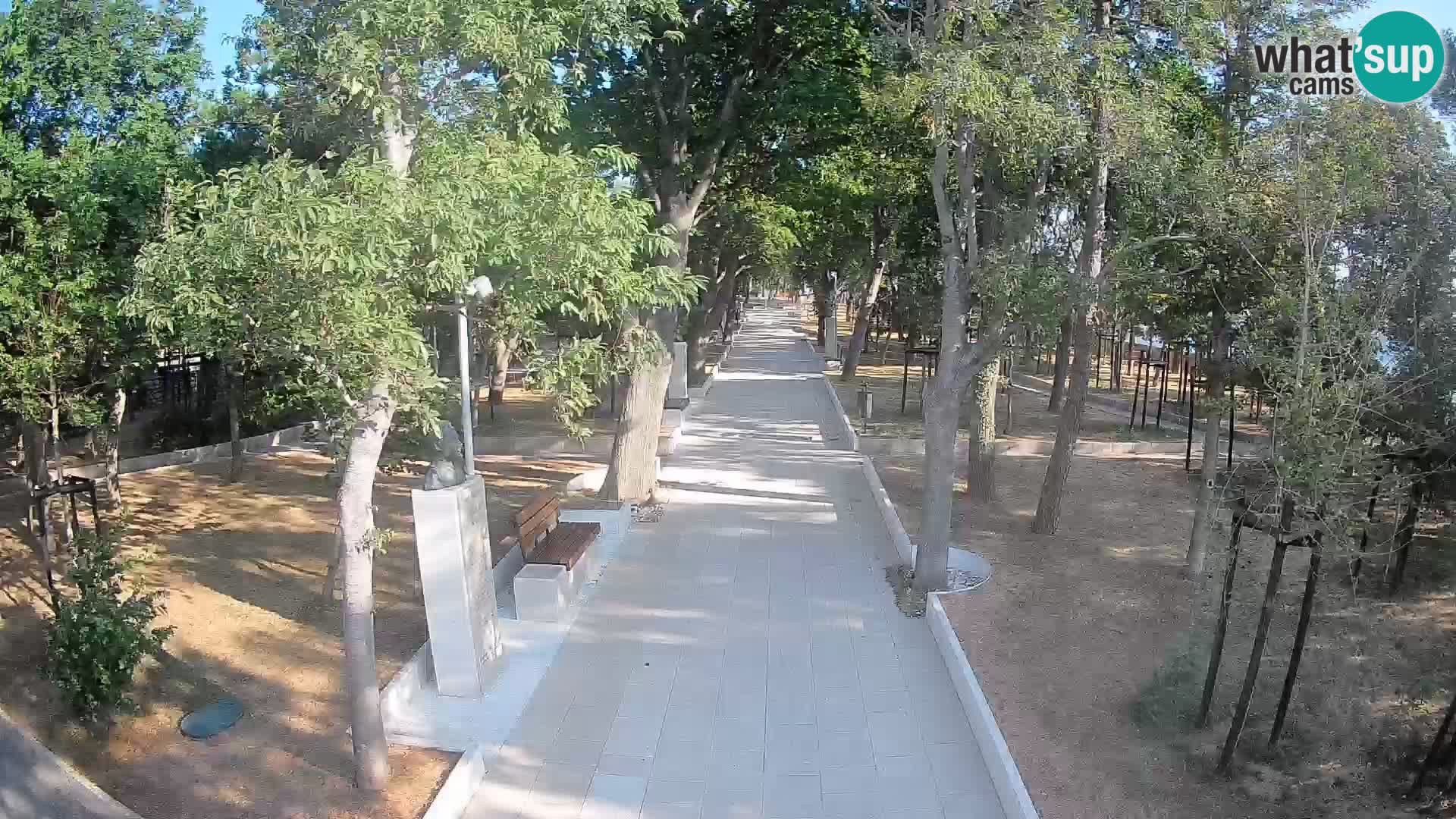 Writers’ Park Webcam Senj – Live by the Sea