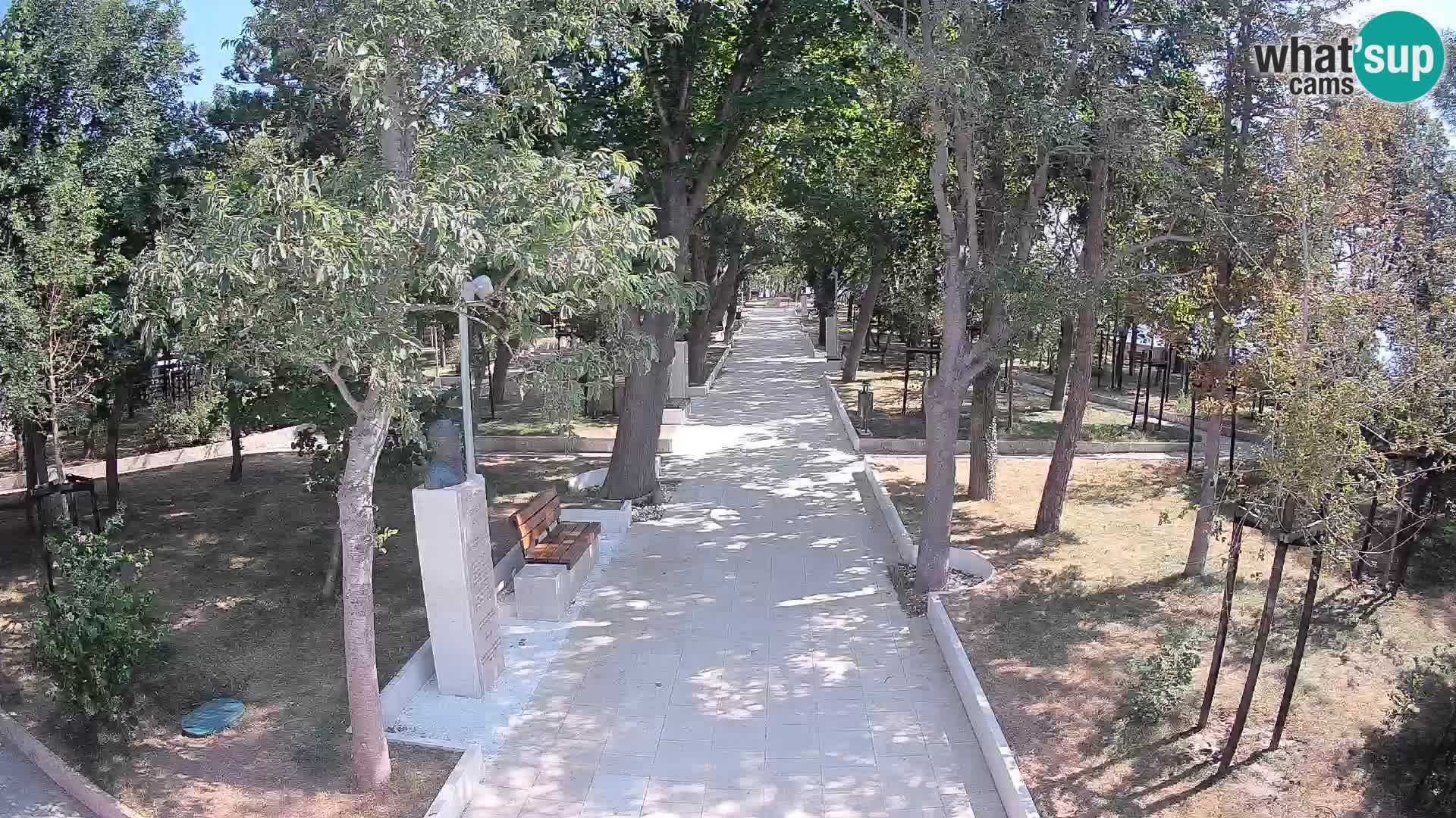 Webcam Schriftstellerpark Senj – Live am Meer