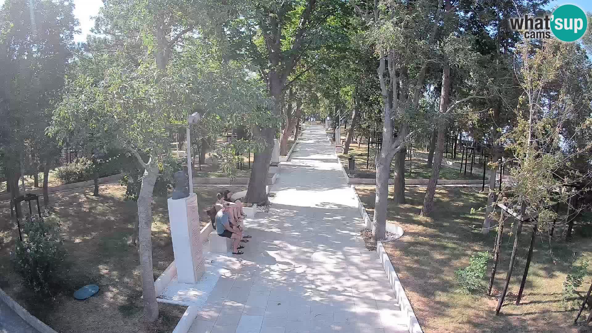 Writers’ Park Webcam Senj – Live by the Sea