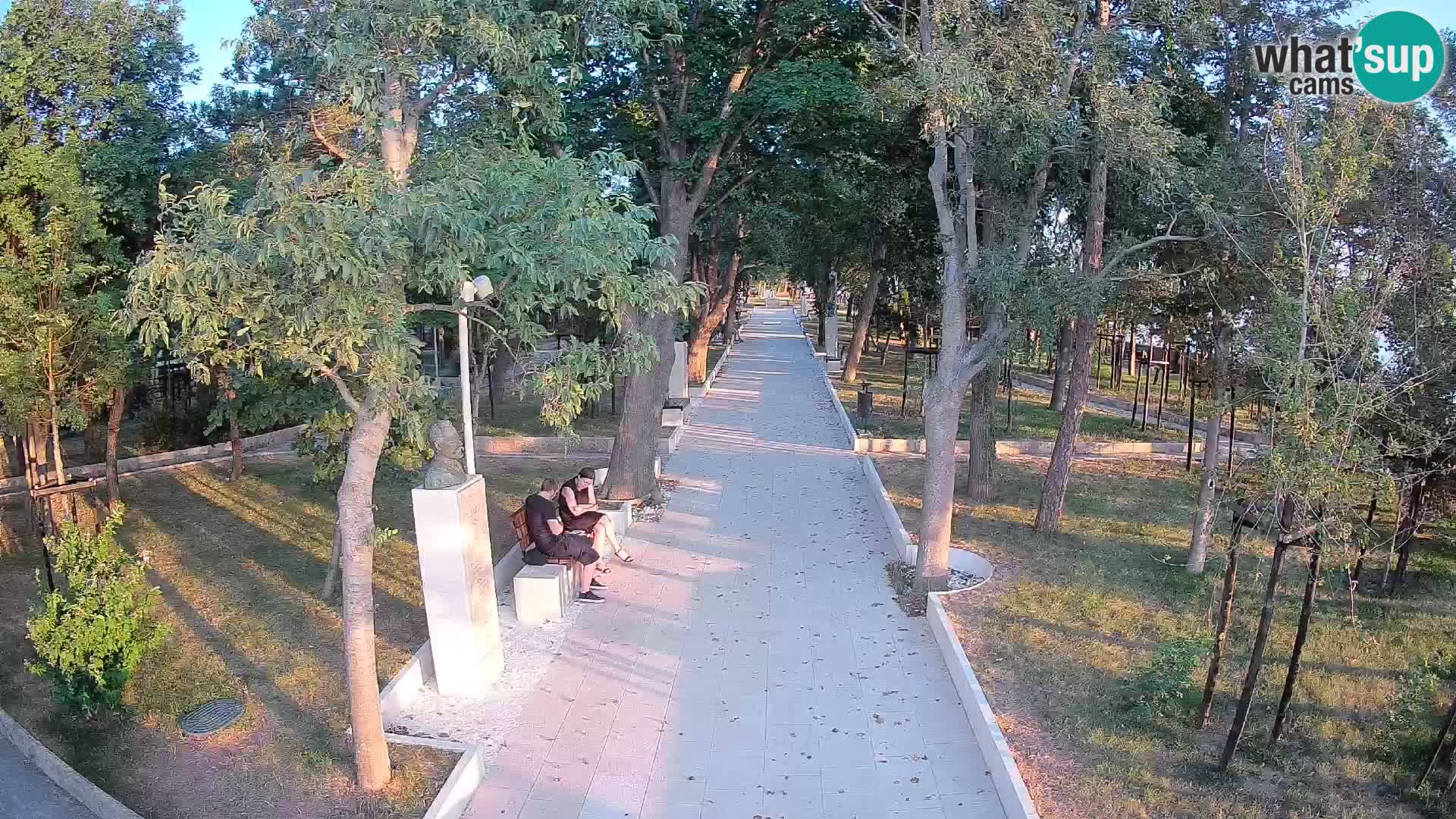 Writers’ Park Webcam Senj – Live by the Sea