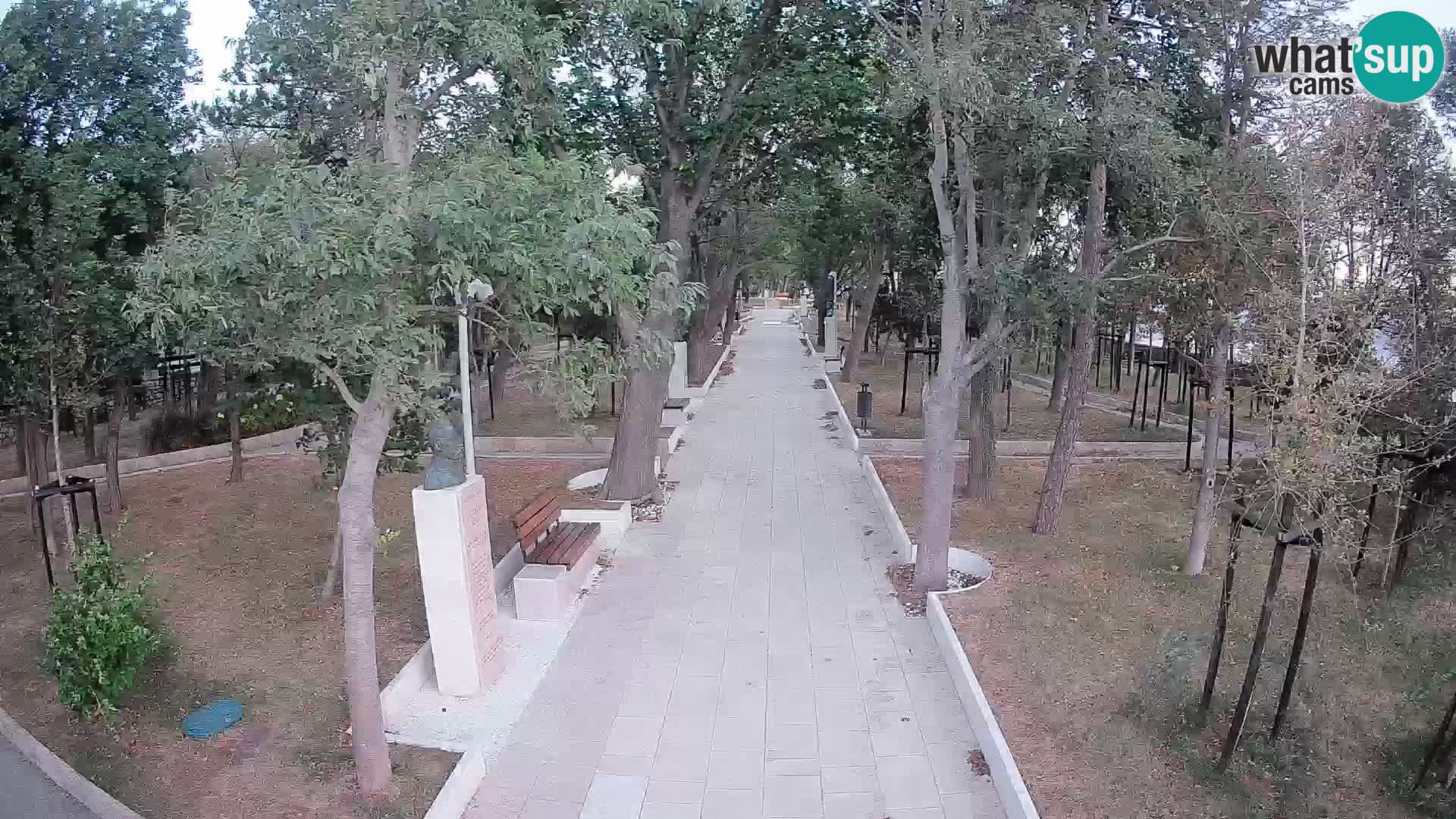 Writers’ Park Webcam Senj – Live by the Sea