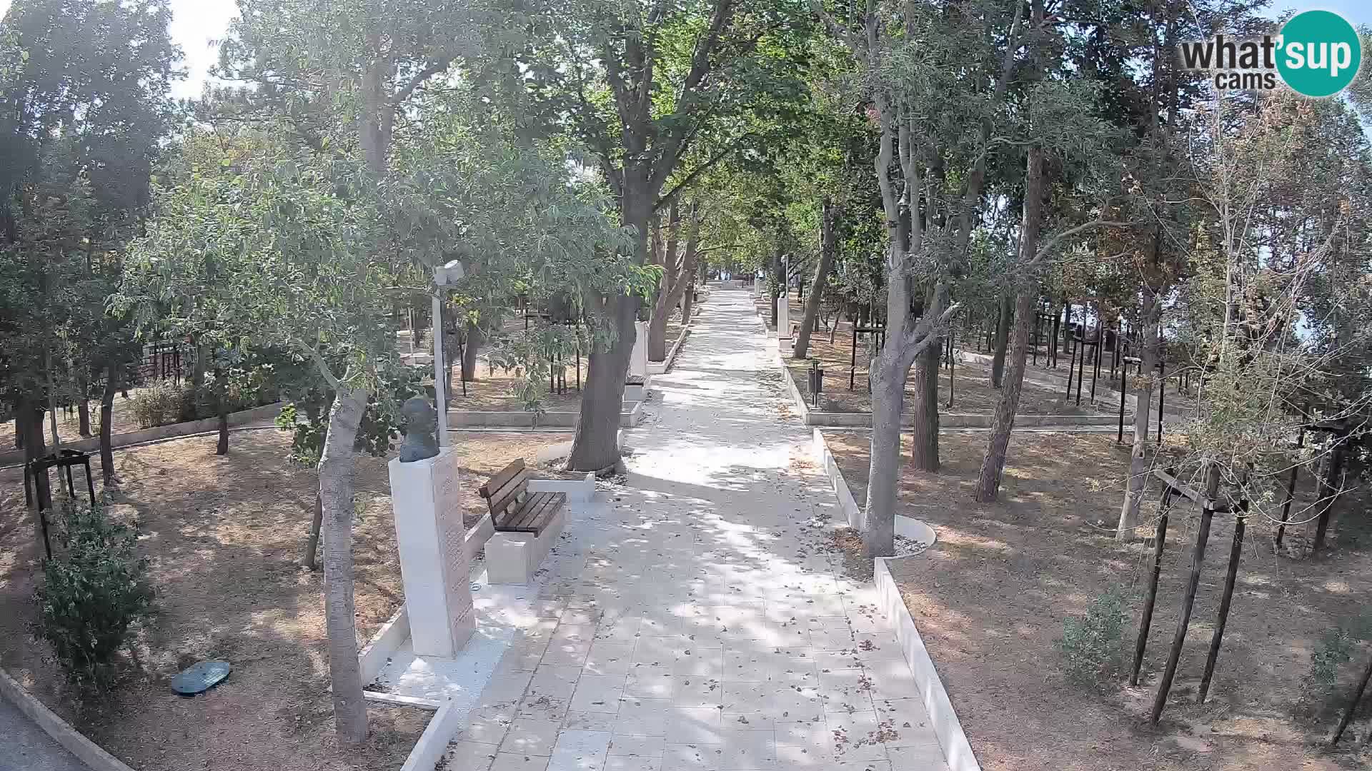 Writers’ Park Webcam Senj – Live by the Sea