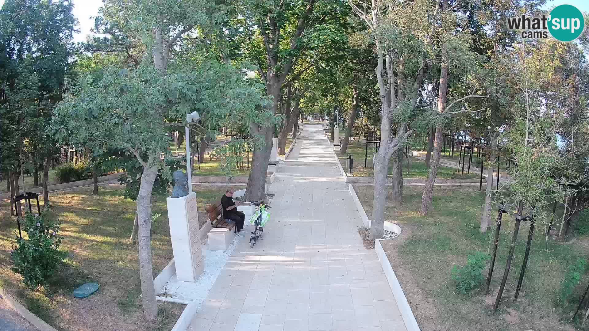 Writers’ Park Webcam Senj – Live by the Sea