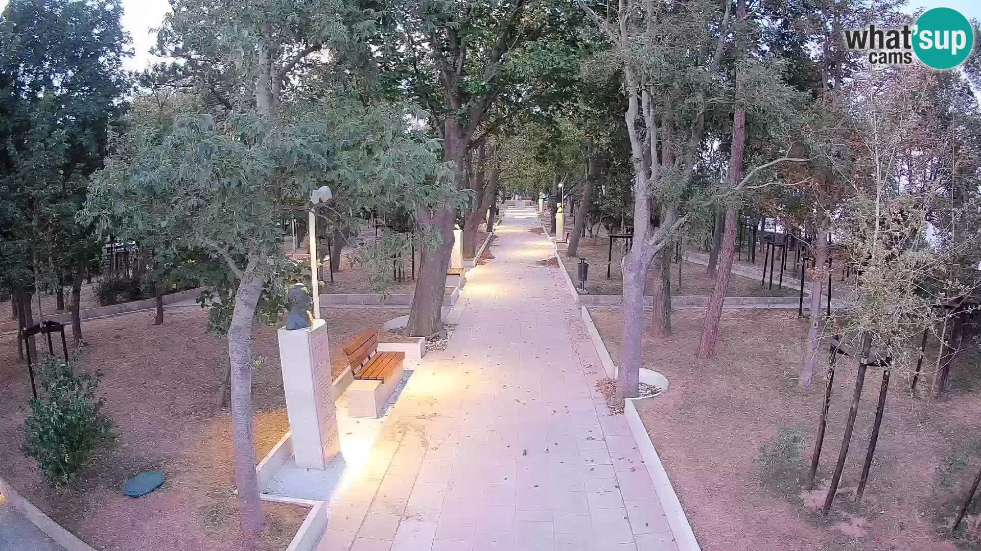 Writers’ Park Webcam Senj – Live by the Sea