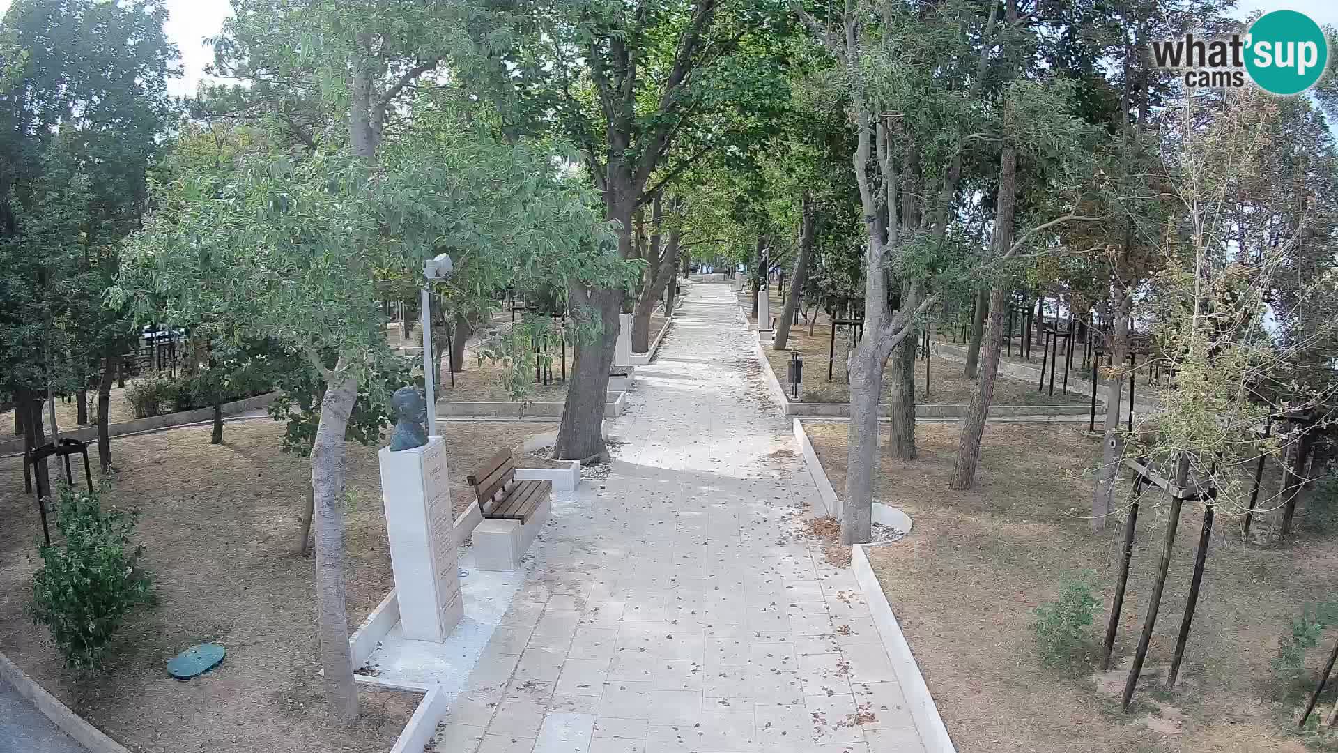 Writers’ Park Webcam Senj – Live by the Sea