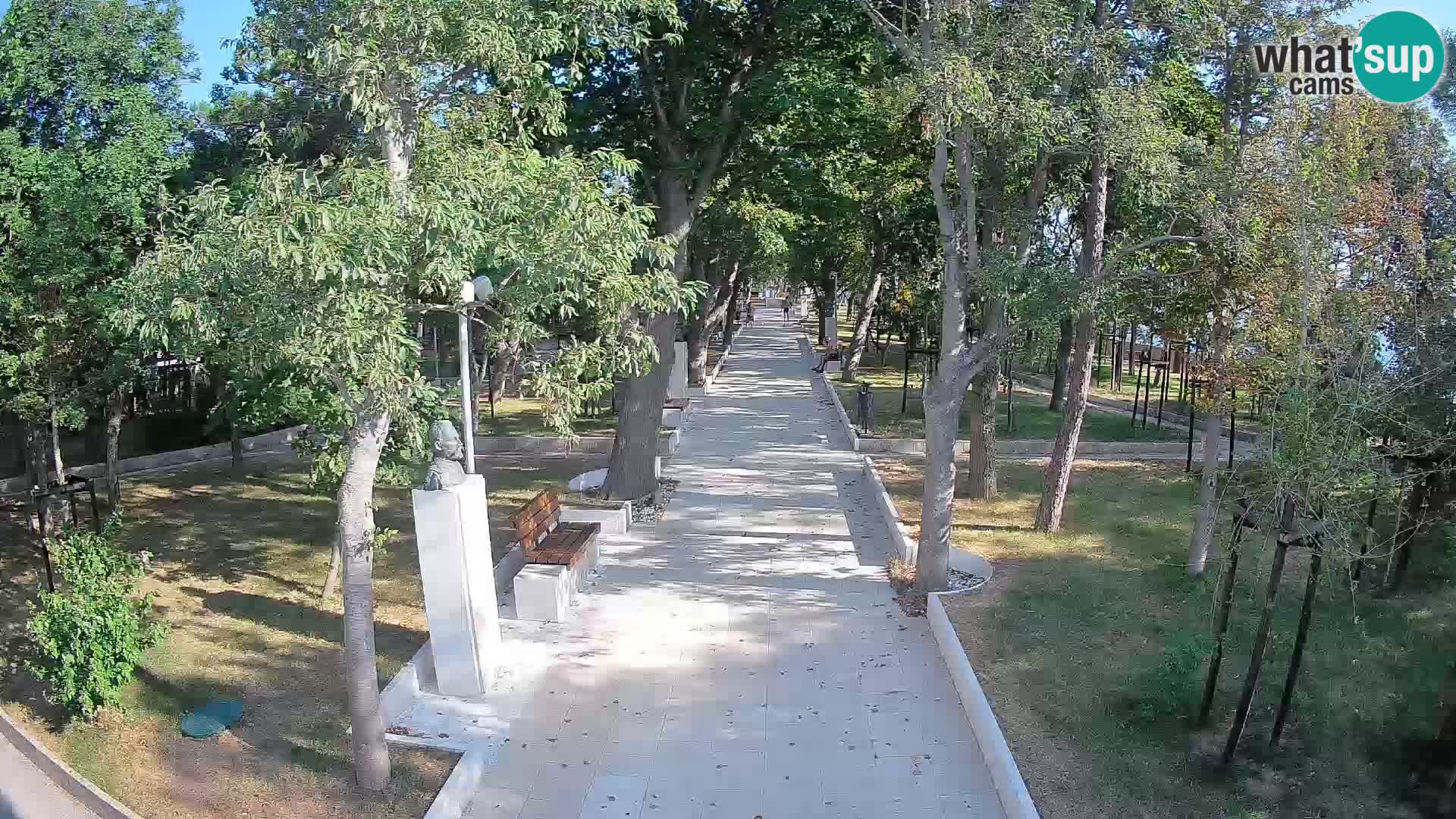 Webcam Schriftstellerpark Senj – Live am Meer