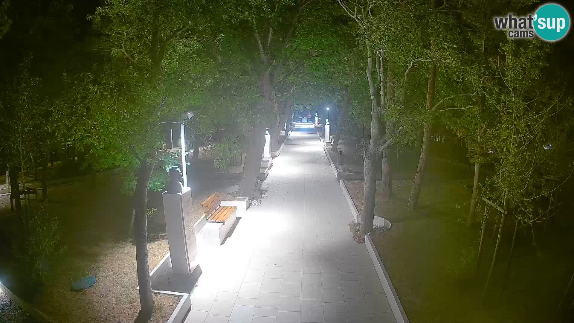 Writers’ Park Webcam Senj – Live by the Sea