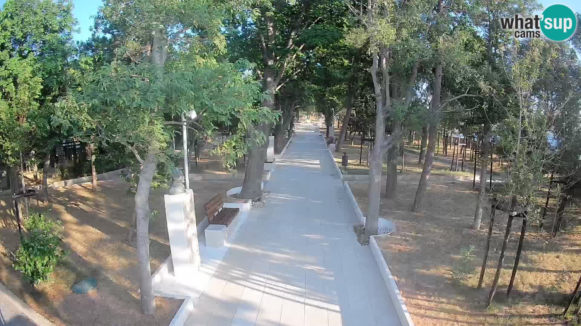 Writers’ Park Webcam Senj – Live by the Sea