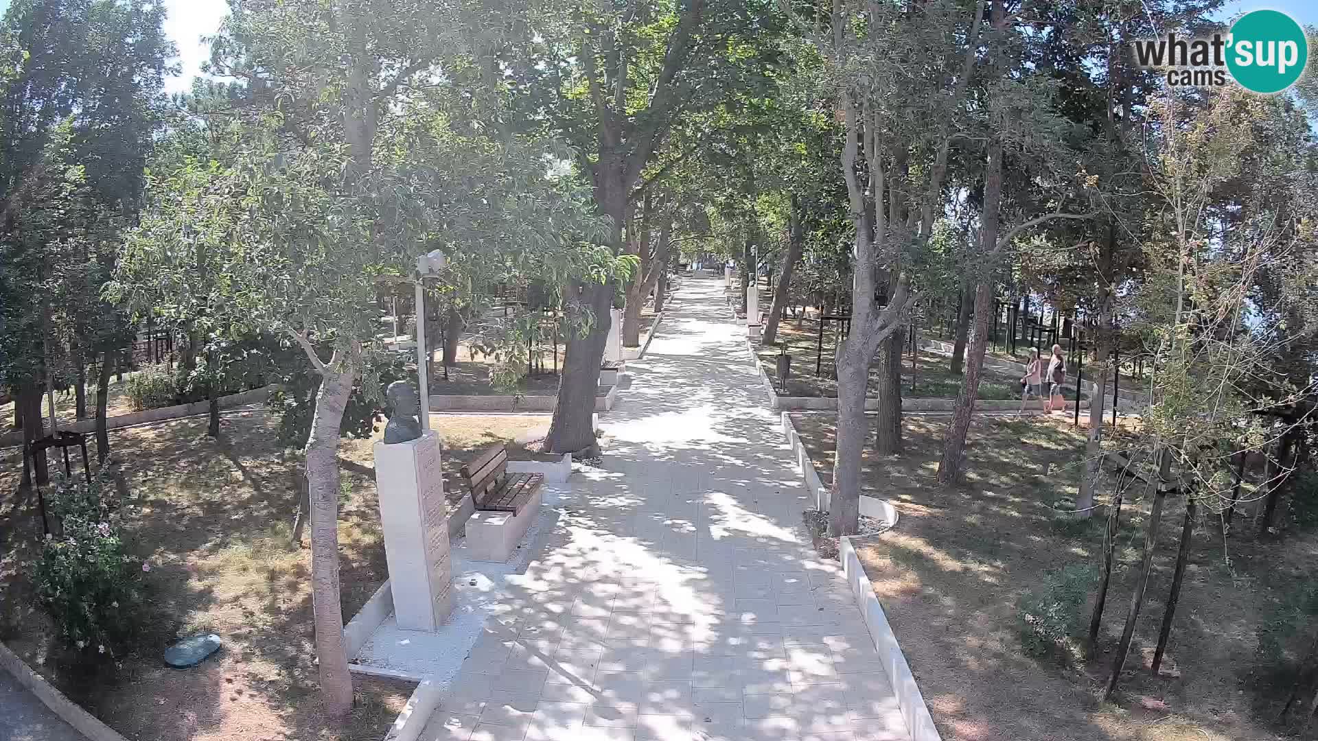 Writers’ Park Webcam Senj – Live by the Sea