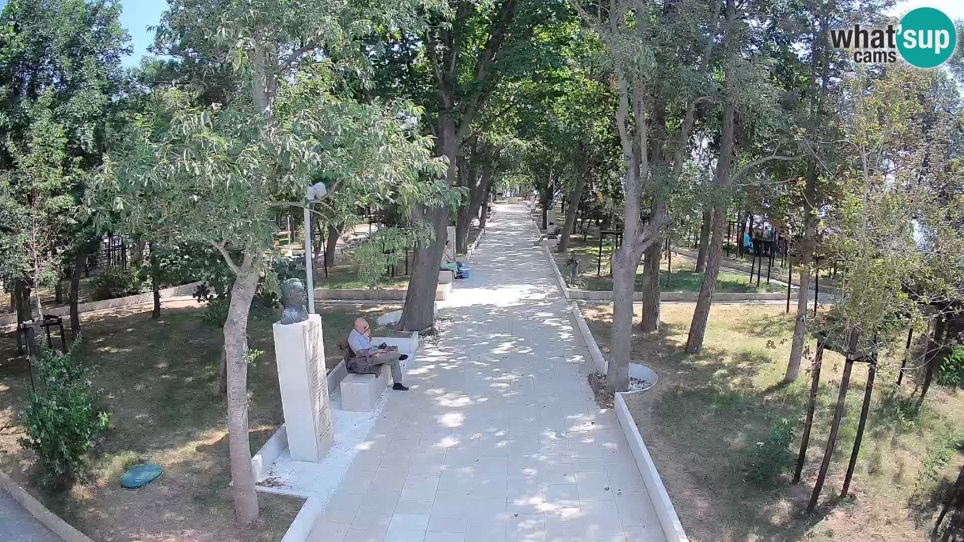 Webcam Schriftstellerpark Senj – Live am Meer